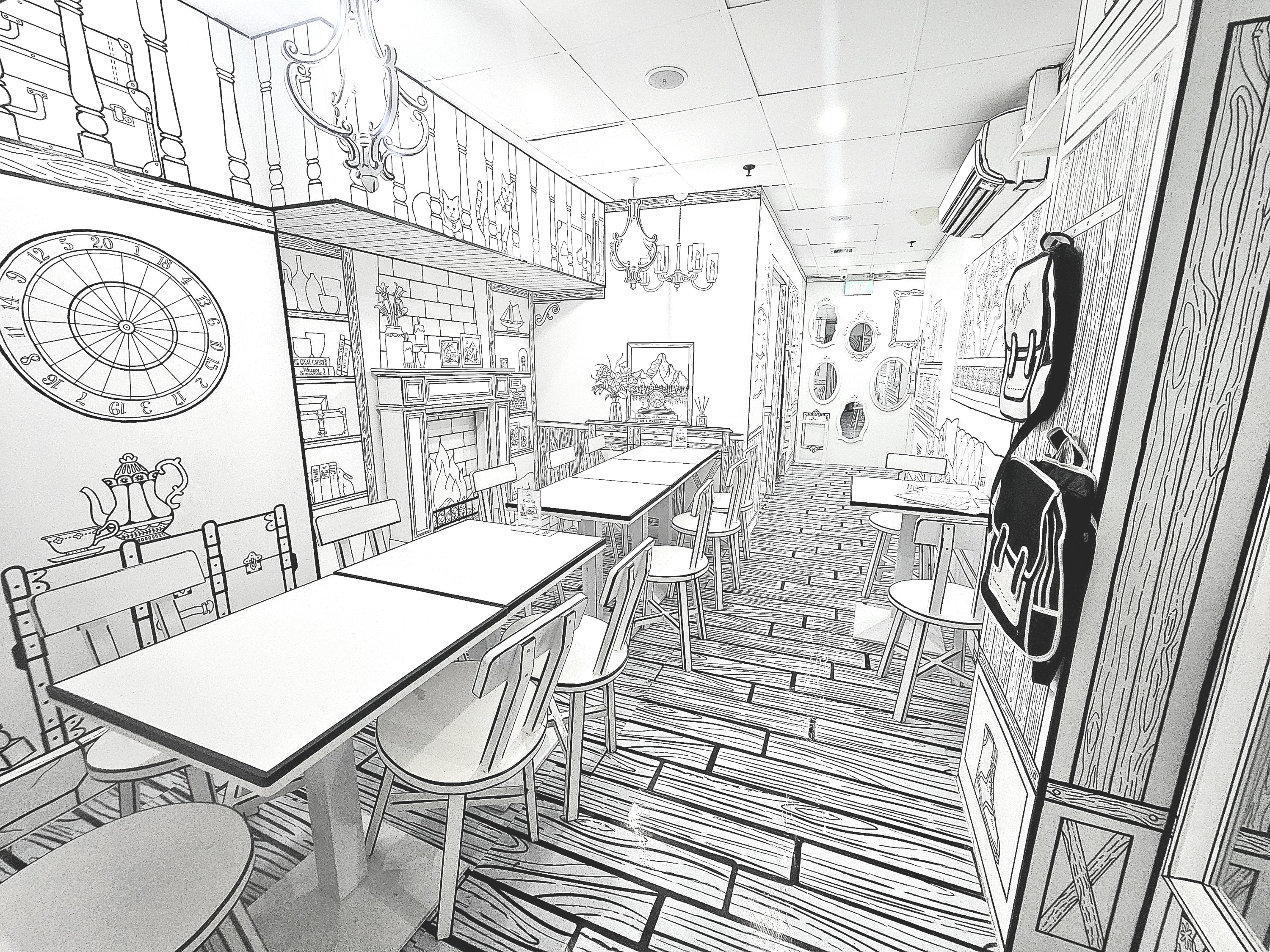 新加坡 Cafe Monochrome 咖啡廳
