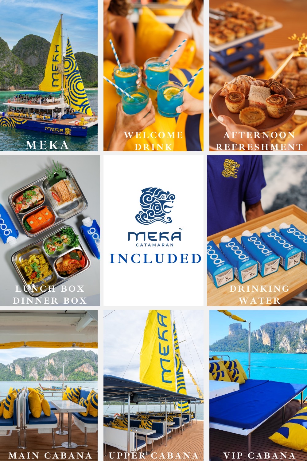 甲米 (Krabi)：乘坐 Meka 雙體船前往皮皮島 (Phi Phi Islands) 的一日遊