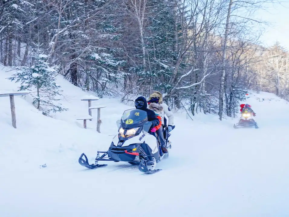 D4: Arrive at Shili Gallery and ride the [Snowmobile] to brave the wind and waves, experiencing speed and passion.