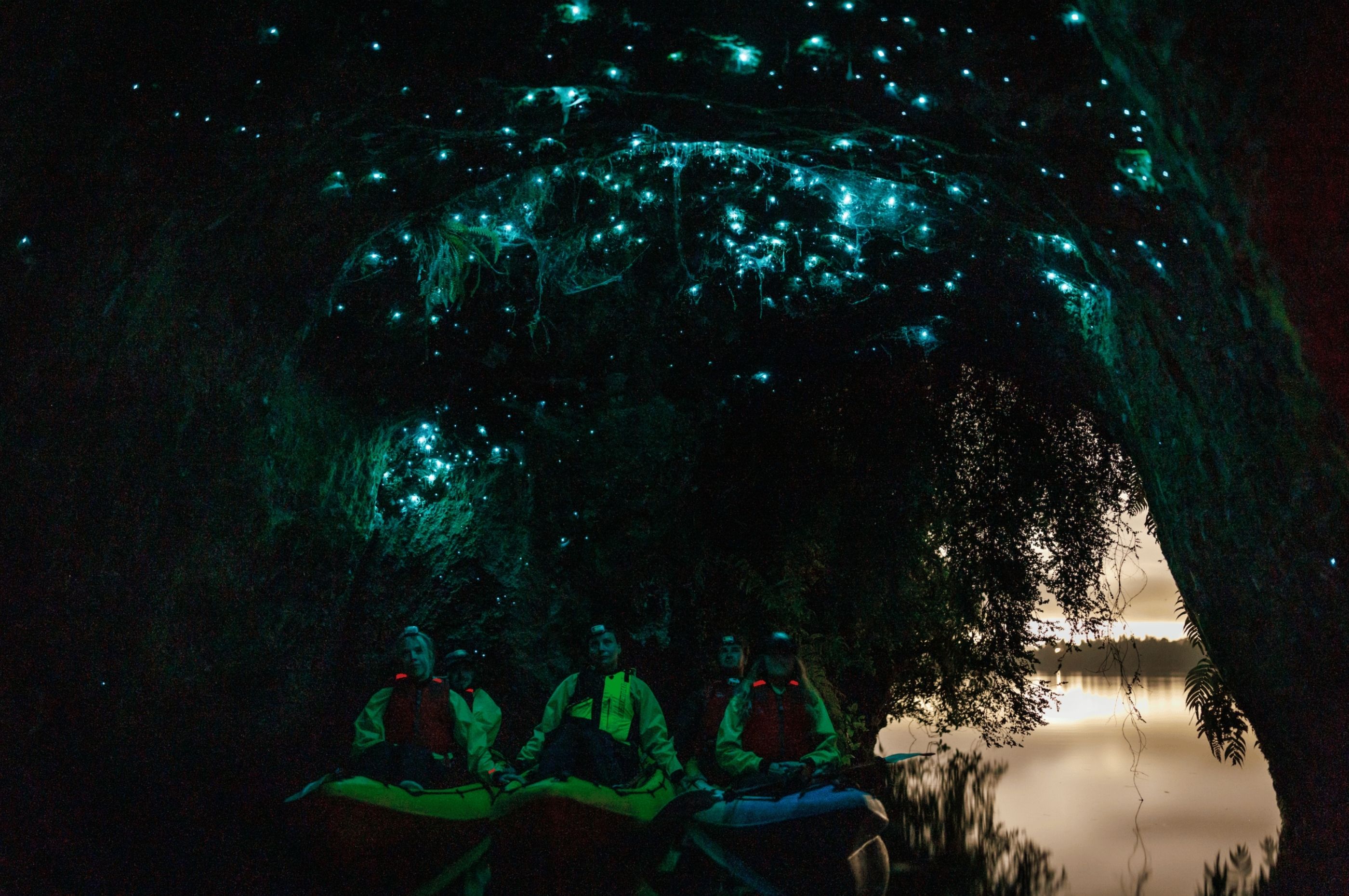 羅托魯瓦小團螢火蟲獨木舟之旅