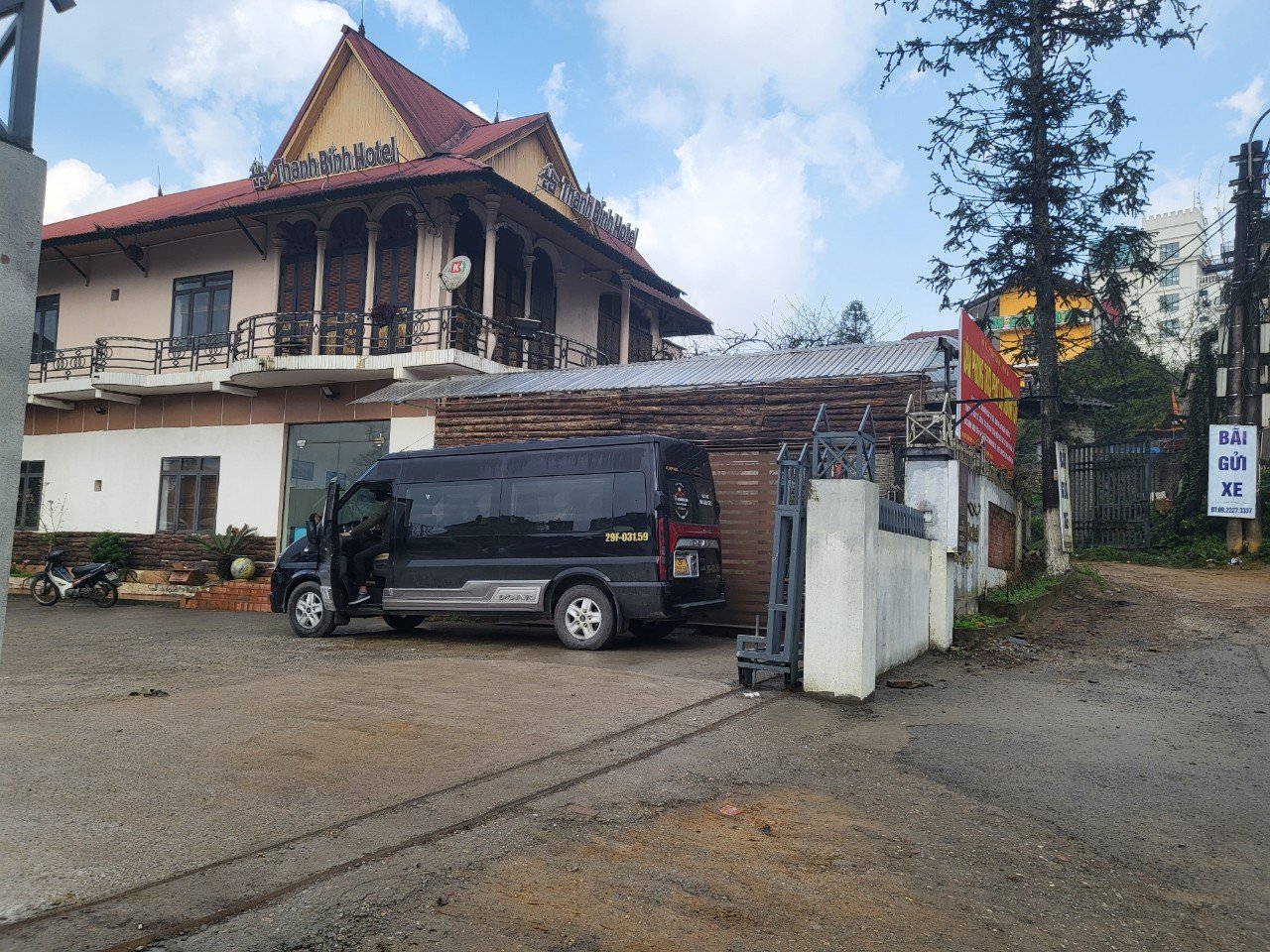 Pick-up location in Sapa