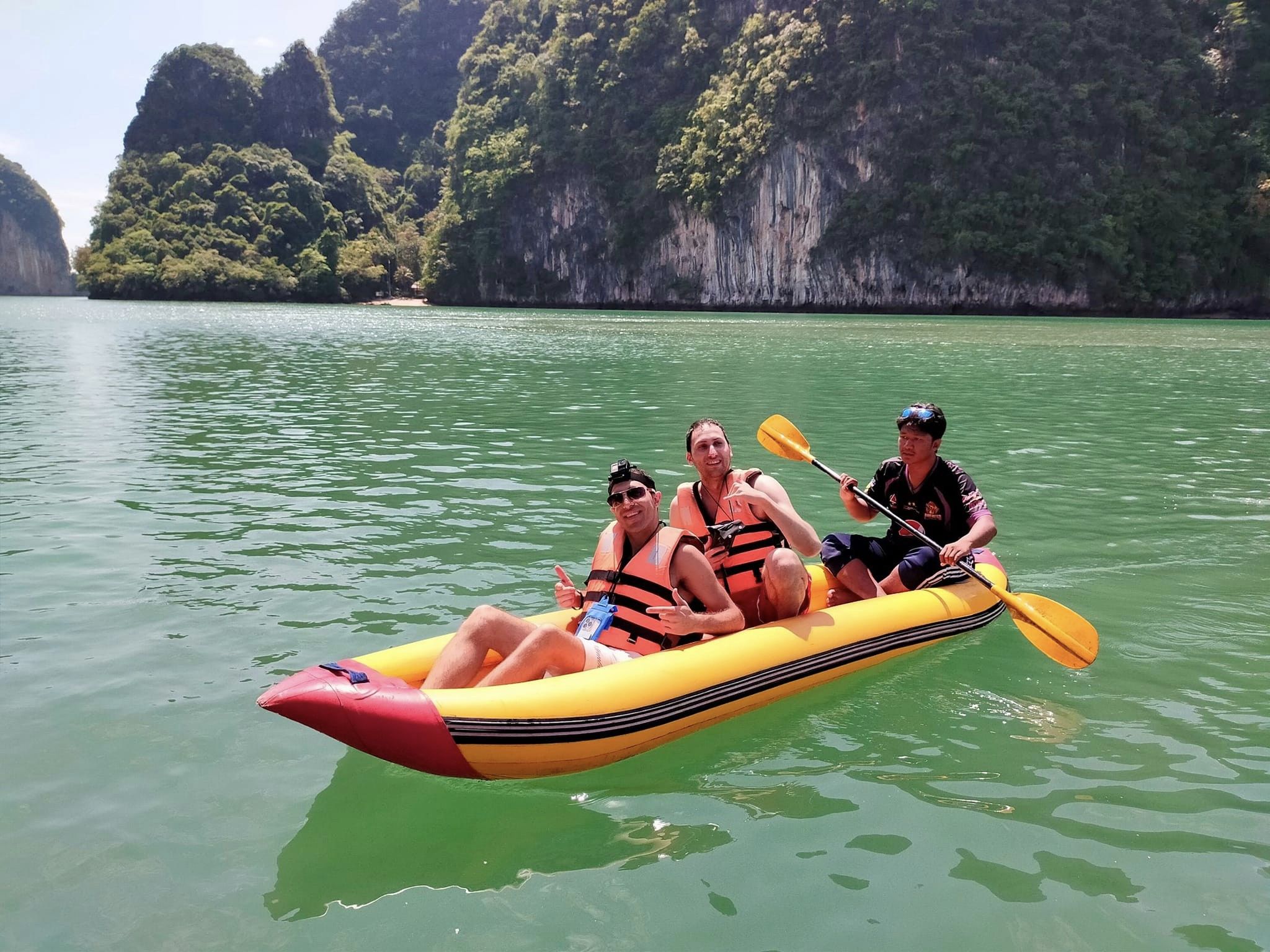 Experience canoeing at Hong Island amidst tranquil mangrove forests.