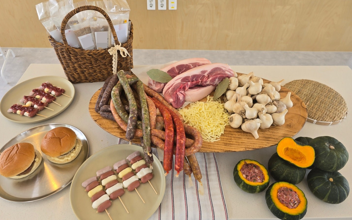 Korean style Sausage School in Sunchang