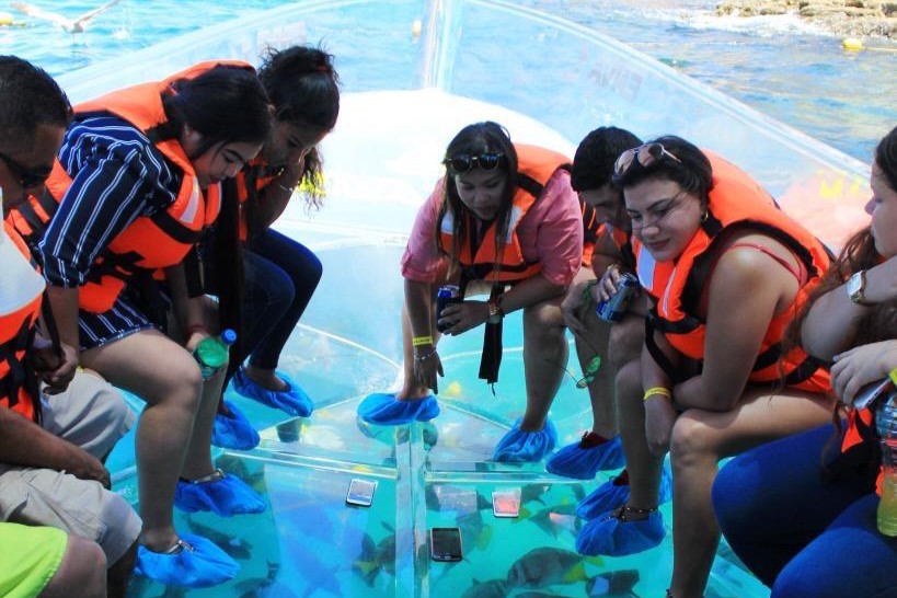 Engage with friendly guides who share fascinating insights during your boat tour