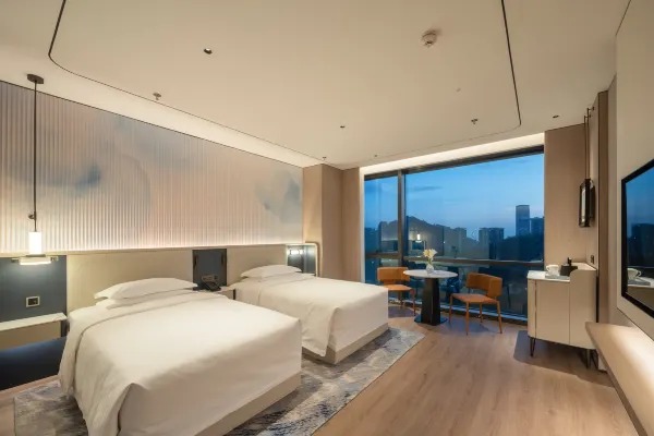 Hotel room environment display map