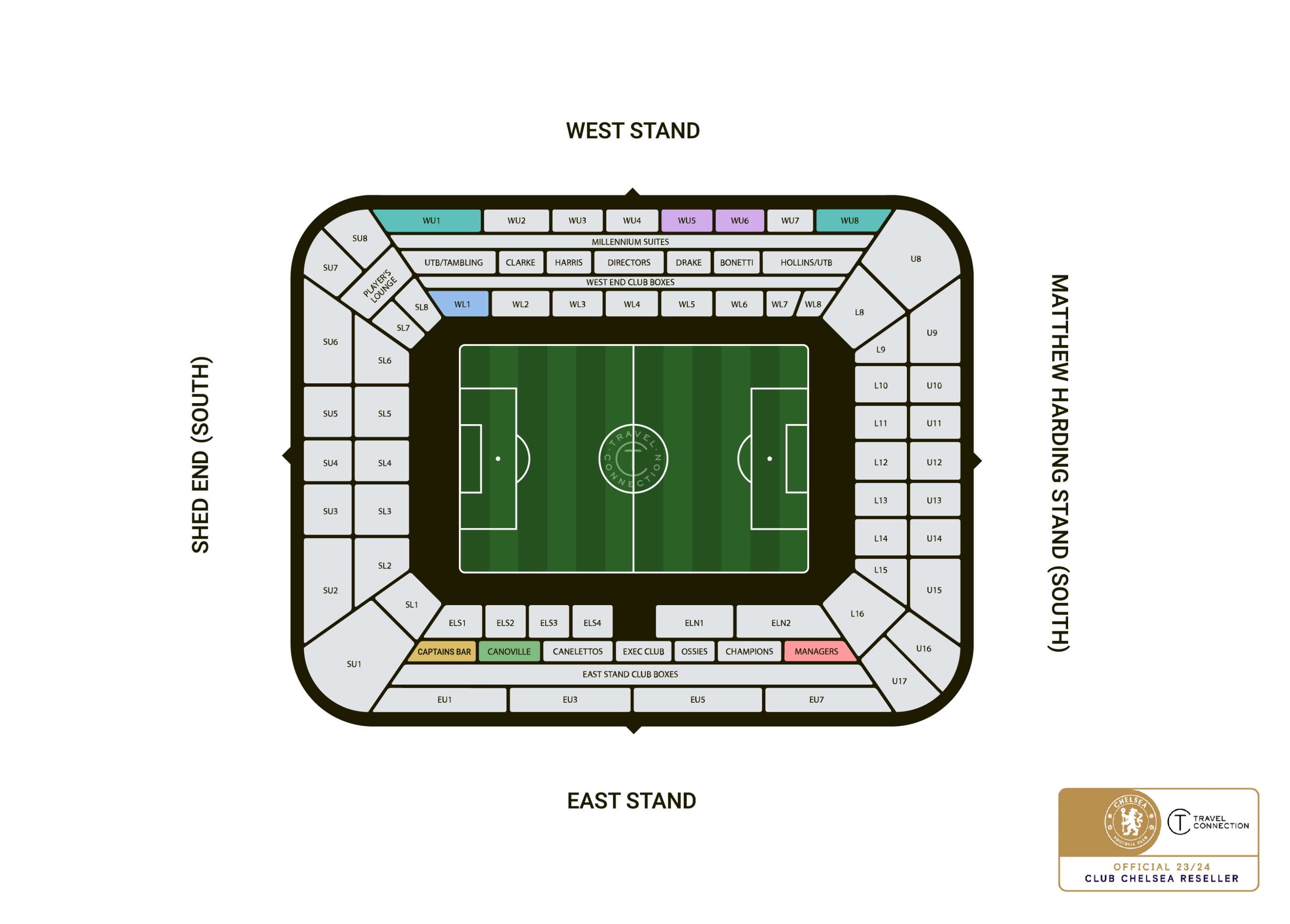 Chelsea FC Football Match Tickets in Stamford Bridge