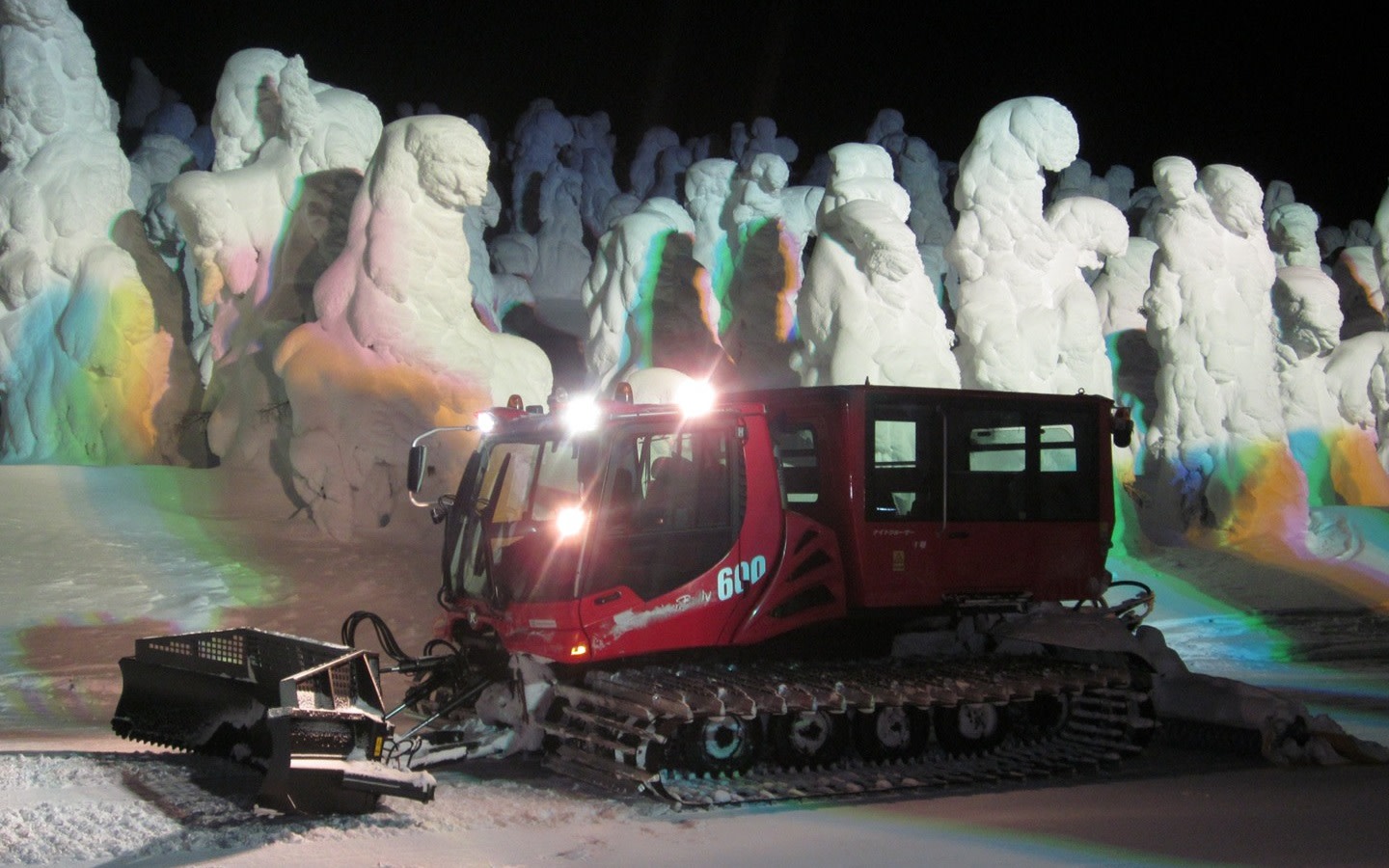 Zao Snow Monster Illumination Tour with Private Transfer from Sendai