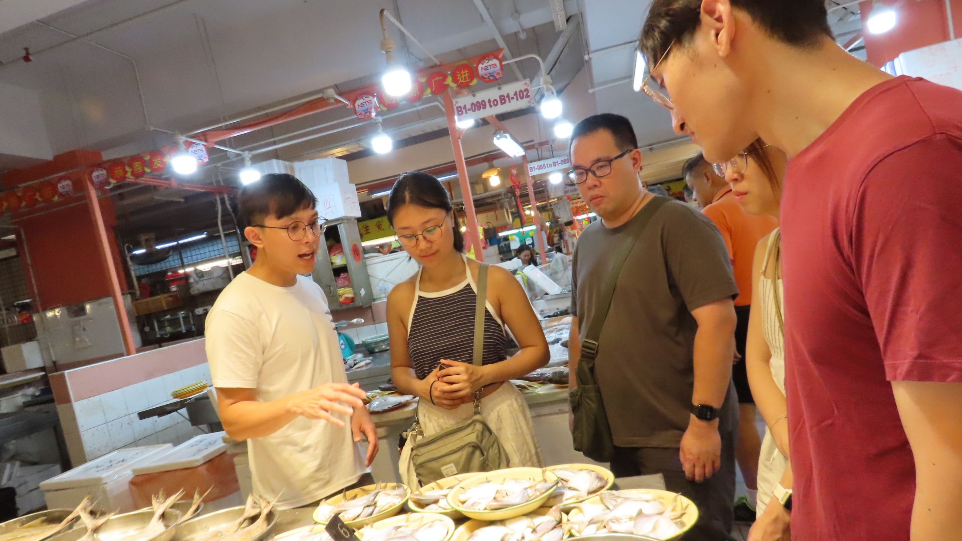 Unique seafood of Chinatown Complex