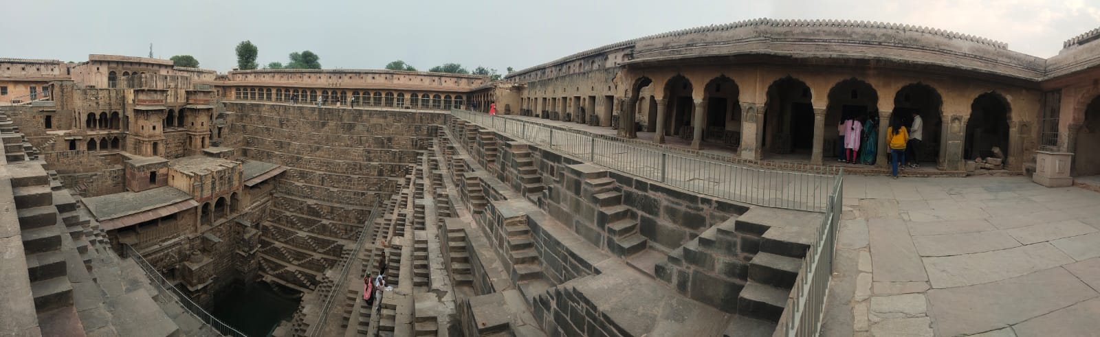A largest wall in India Chand Baori.