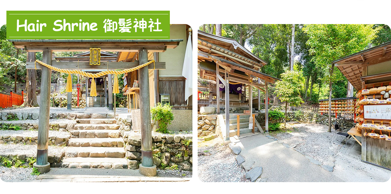 Mikado Shrine is the only shrine in Japan dedicated to "hair" and beauty prayers, attracting many believers who pray for good health and beauty.
