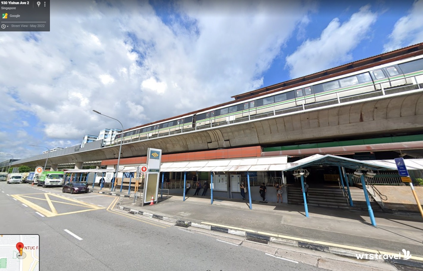 YISHUN (MRT Exit C - Along Yishun Ave 2) Street View