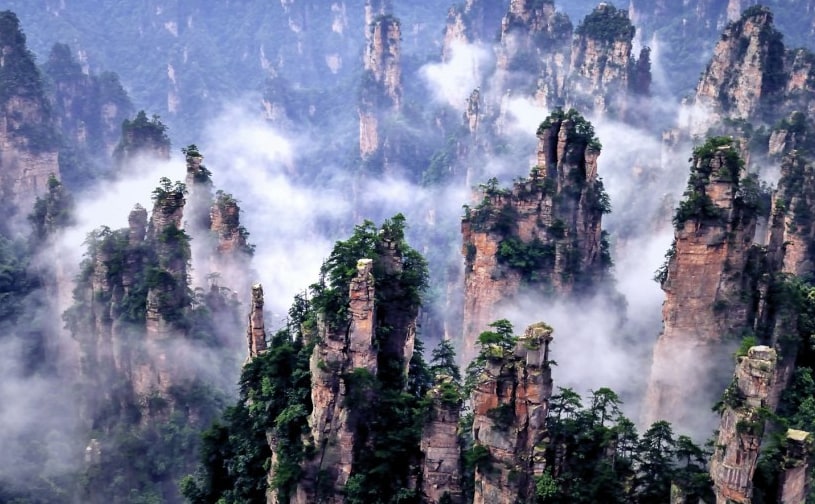 Zhangjiajie One-Day Godlike Trip: National Forest Park + Glass Bridge + Yuanjiajie All-Inclusive
