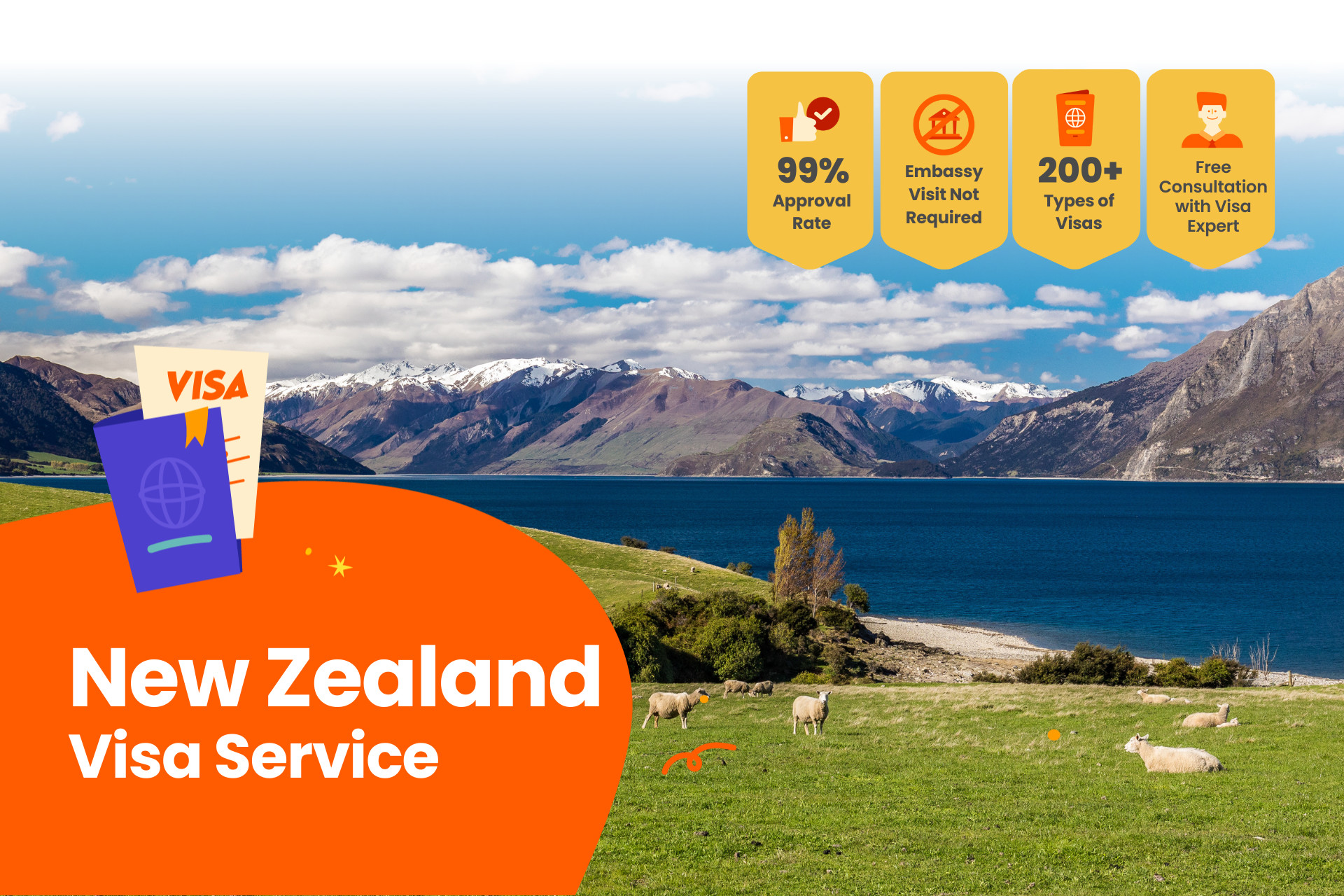 New Zealand Visa Service from SPUN