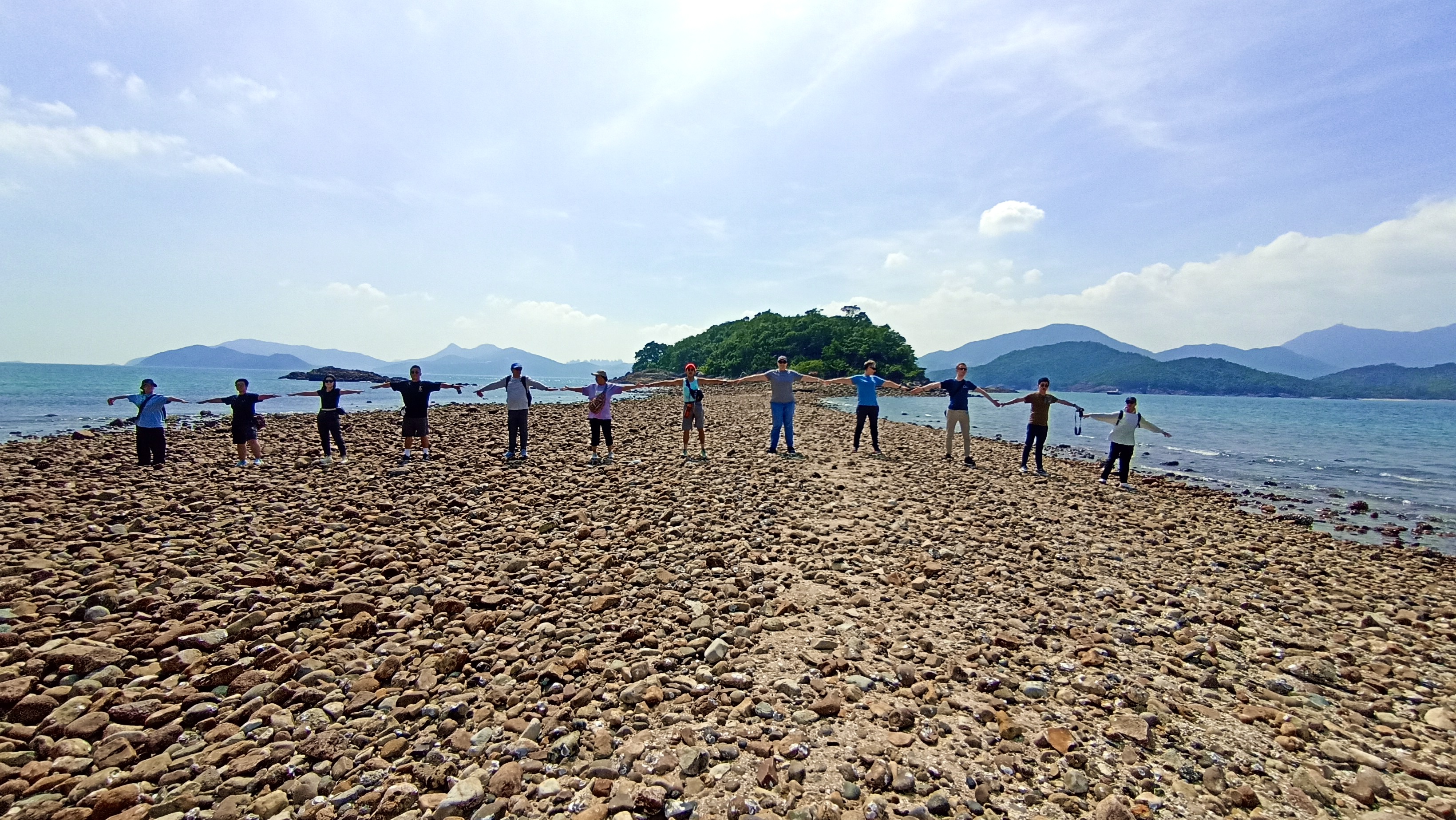 Angel Road, Sharp Island, Hong Kong UNESCO Global Geopark (Yacht Cruise through Four Sea Arches Volcano in Hong Kong)
