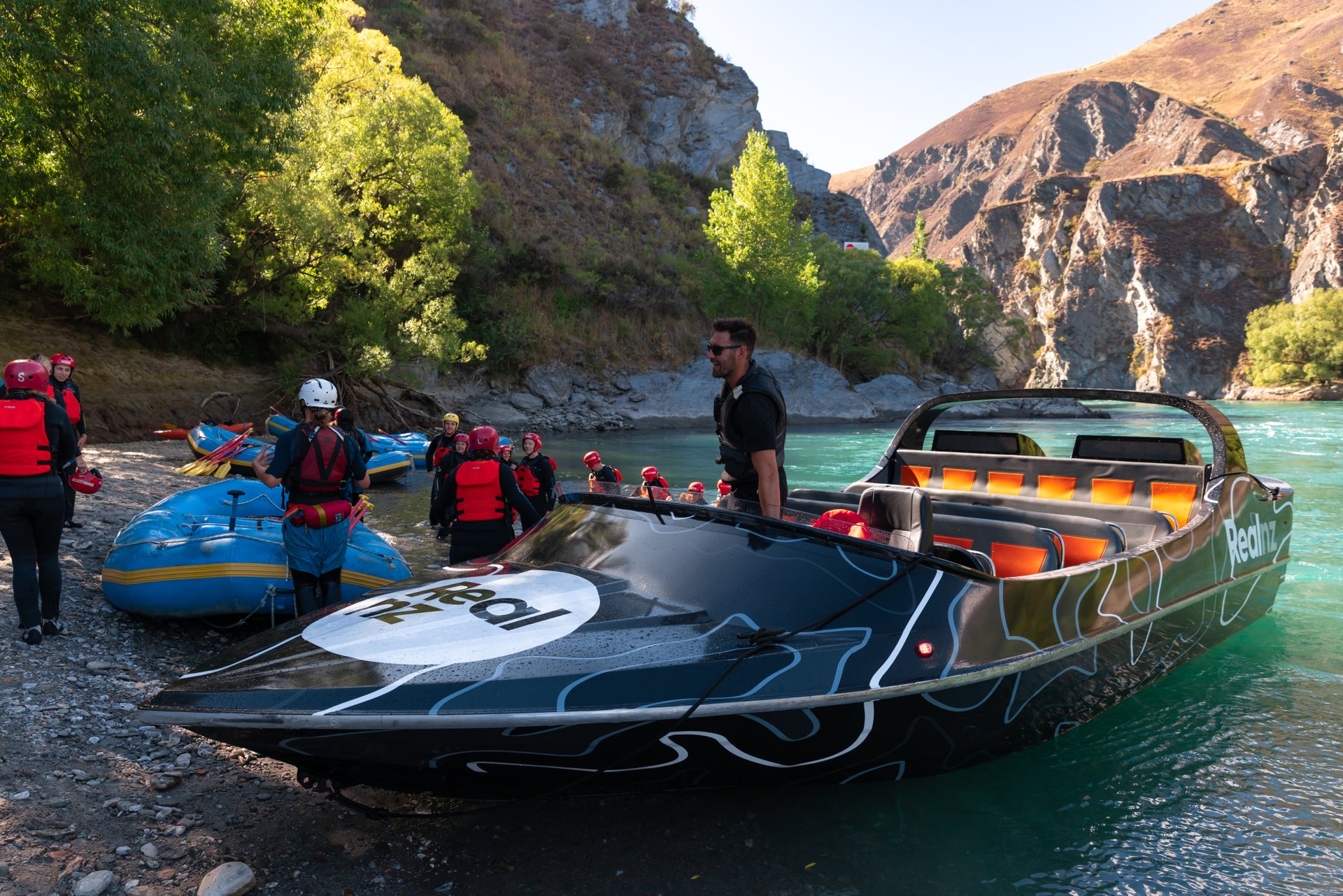 Kawarau River Whitewater Rafting with Jet Boat Ride