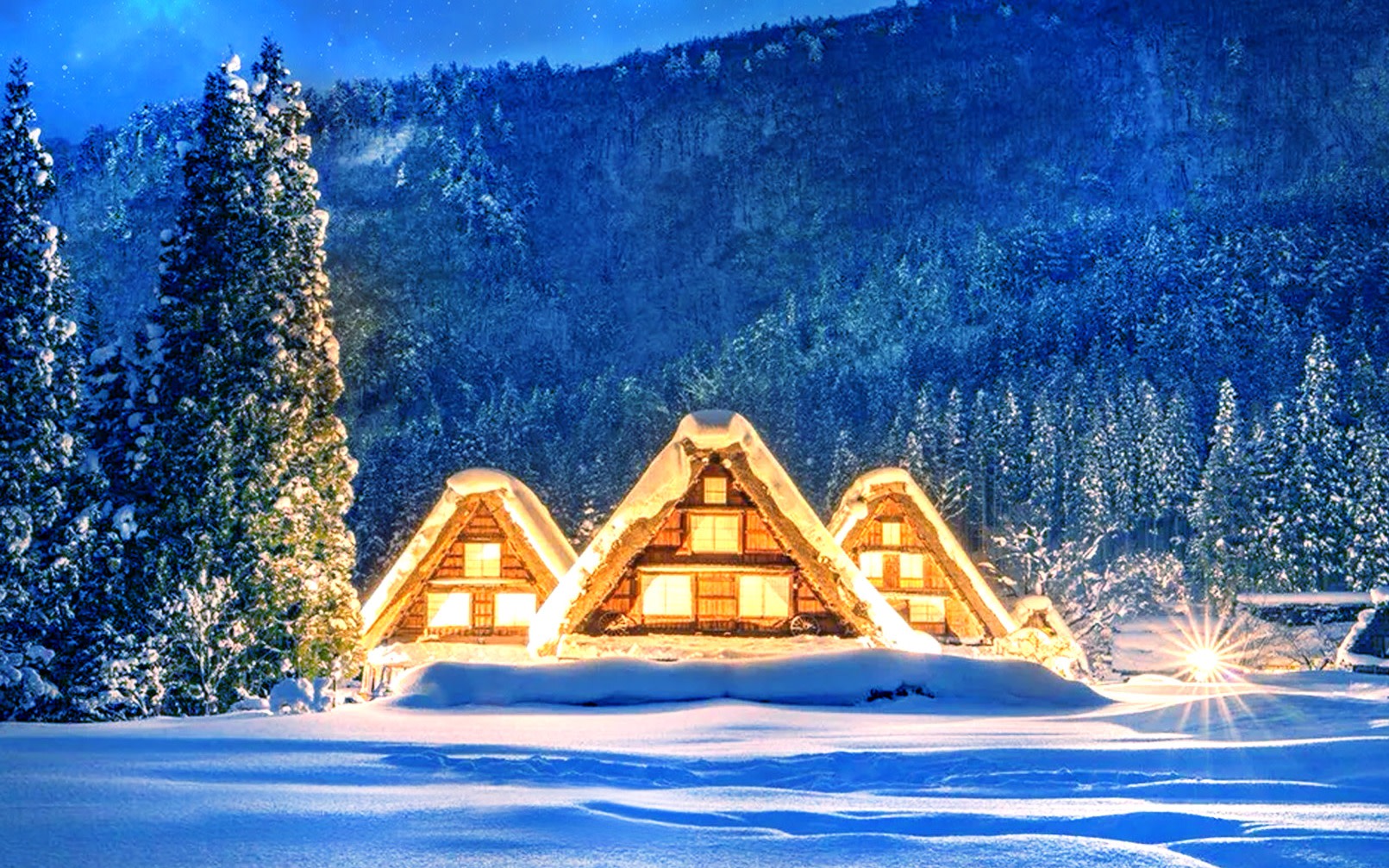 2026 Shirakawa-go Illumination & Takayama Old Town Day Tour | Departing from Nagoya / Small Group Tour (9 people)