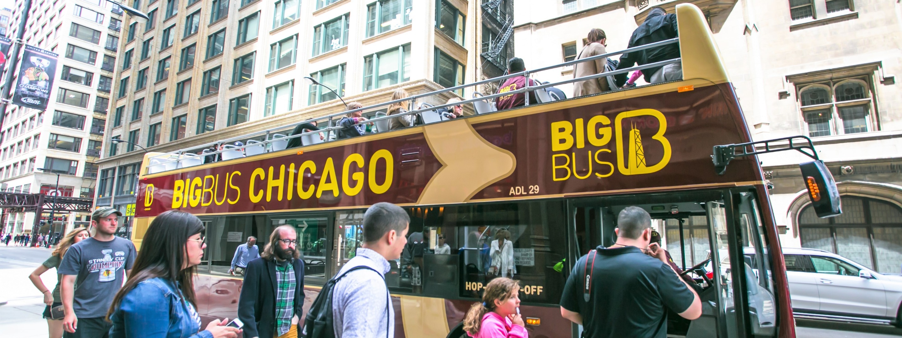 芝加哥Big Bus隨上隨下觀光巴士（敞篷）