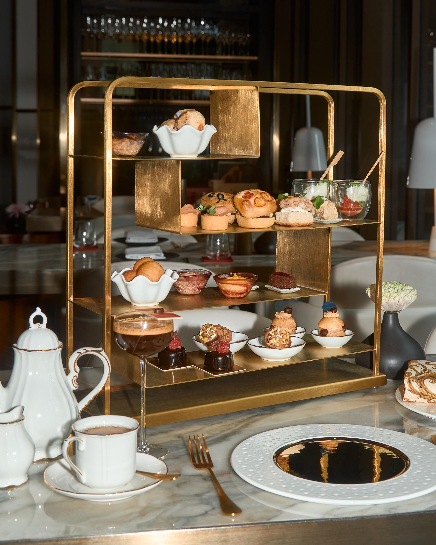 Afternoon Tea Set in Ms.Jigger at Kimpton Maa-Lai Bangkok