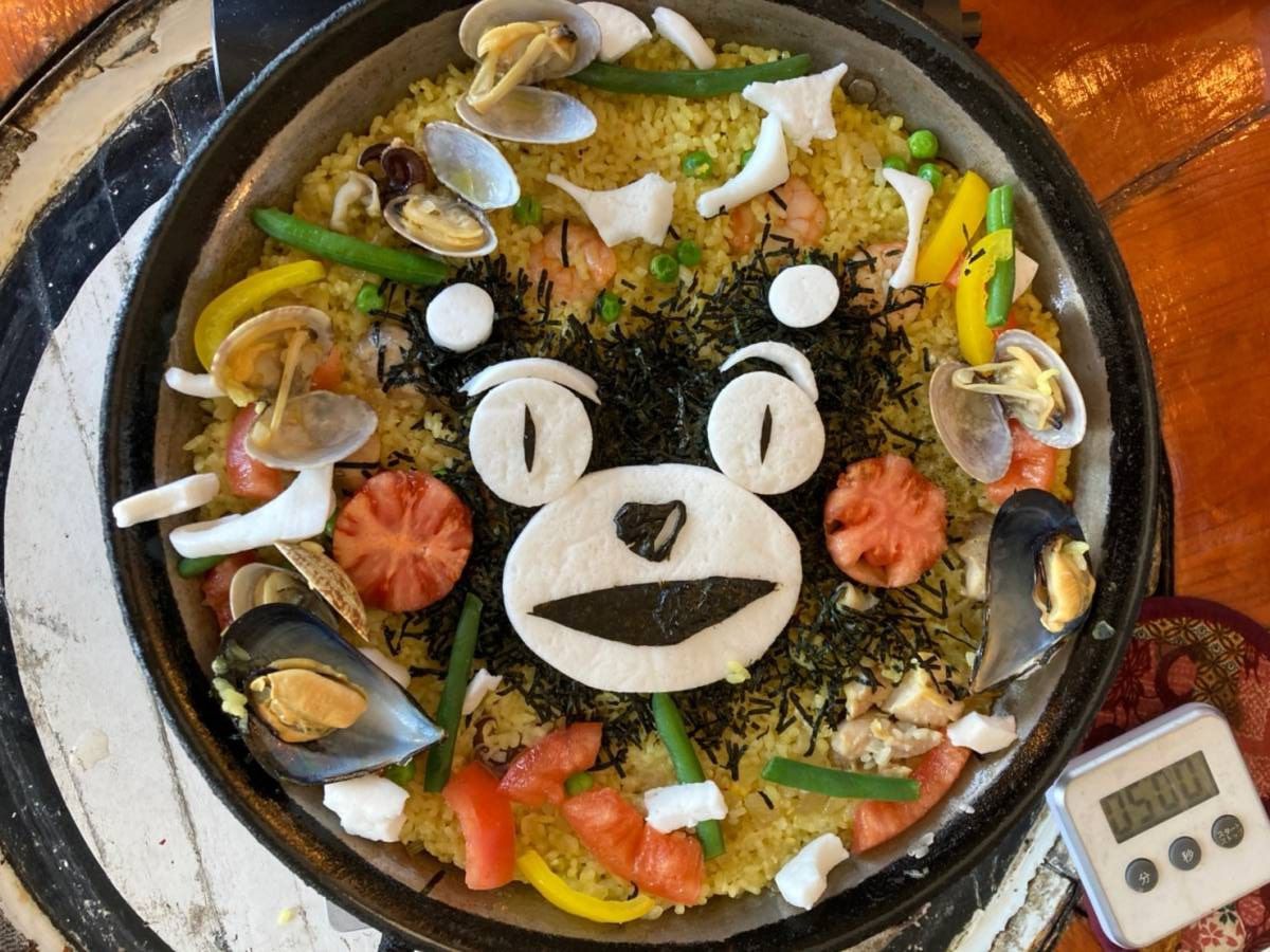 Kumamon Paella Making Experience in Kumamoto