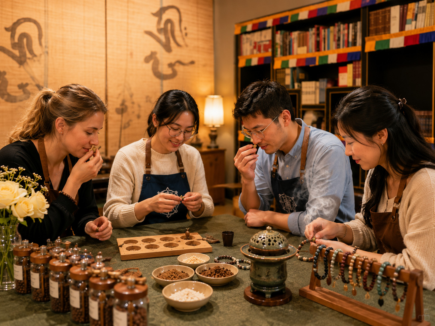Sheng Zhu Guan Xin Hualuxe Chinese Incense & Bracelet Workshop
