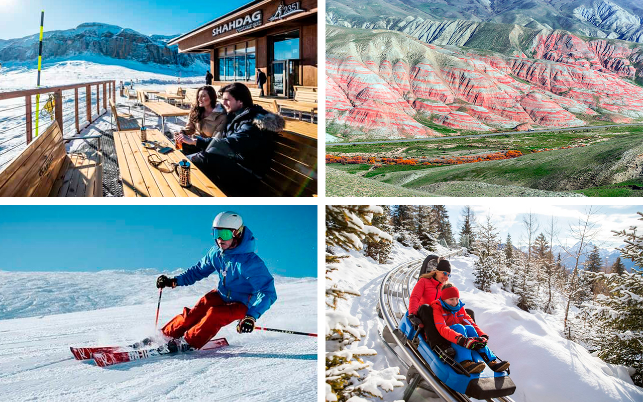 Baku Mount Shahdagh & Candy Cane Mountains Small Group Tour