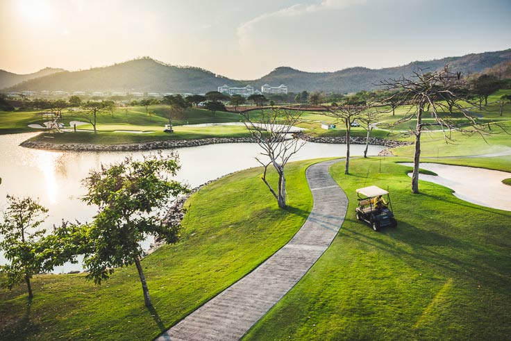 Golfing at Black Mountain Golf Club, Hua Hin