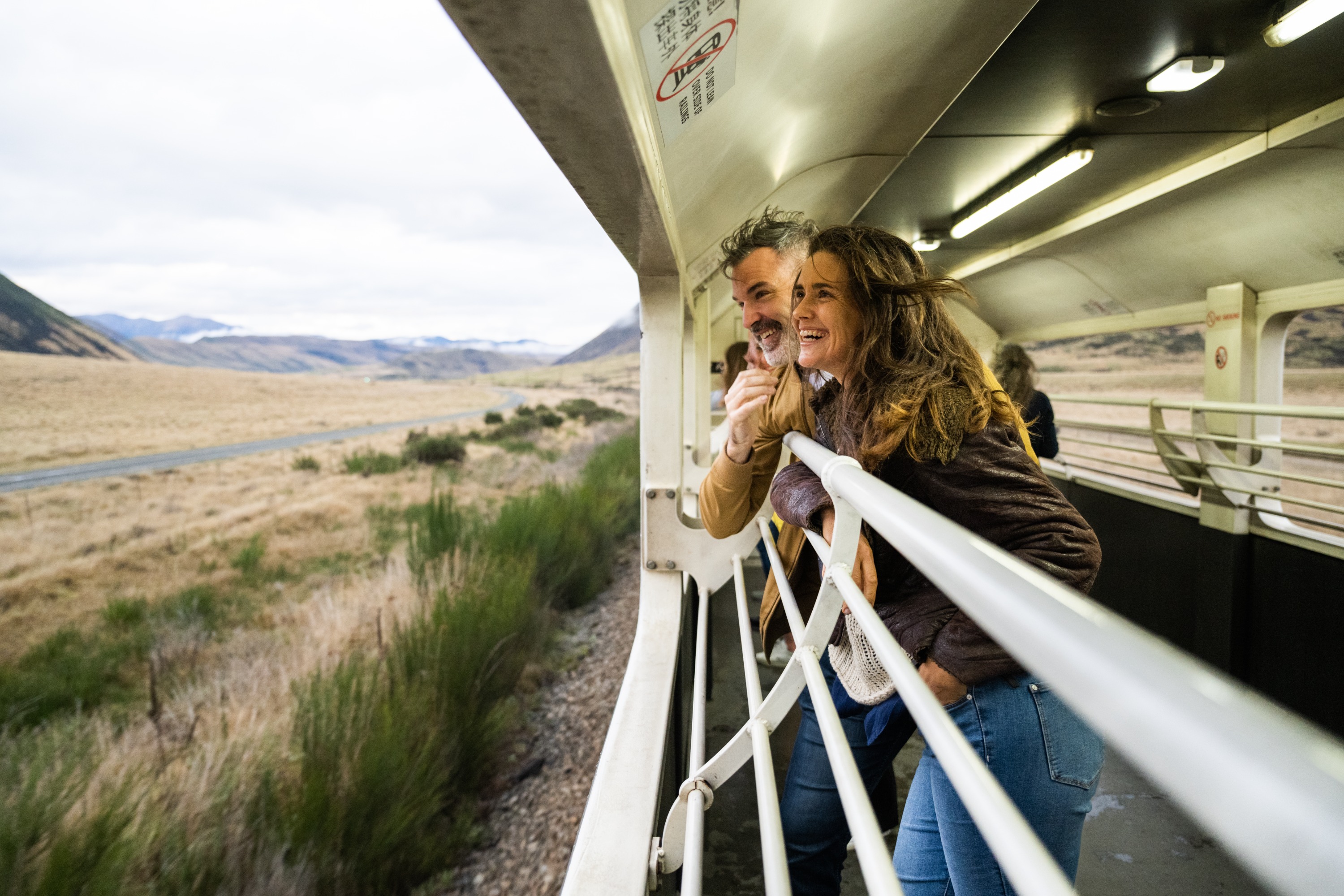 Catch glimpses of native wildlife, including birds and occasionally deer, from your train window