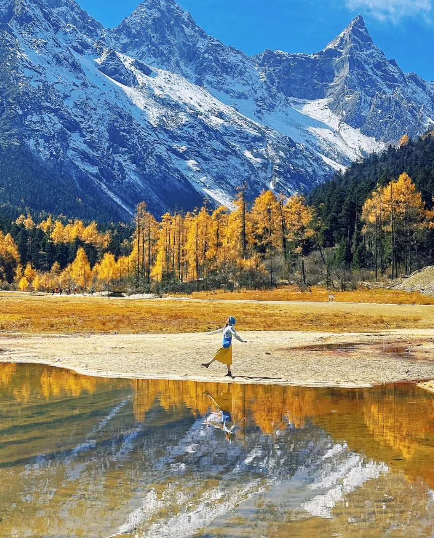 3-Day Sichuan Aba Loop Tour (Mount Siguniang + Bipenggou + "Li-Xiao Road" Traverse + Gurgou Natural Hot Springs + Yarong Hade + Dagu Glacier Summit + Snowy Mountain Coffee)