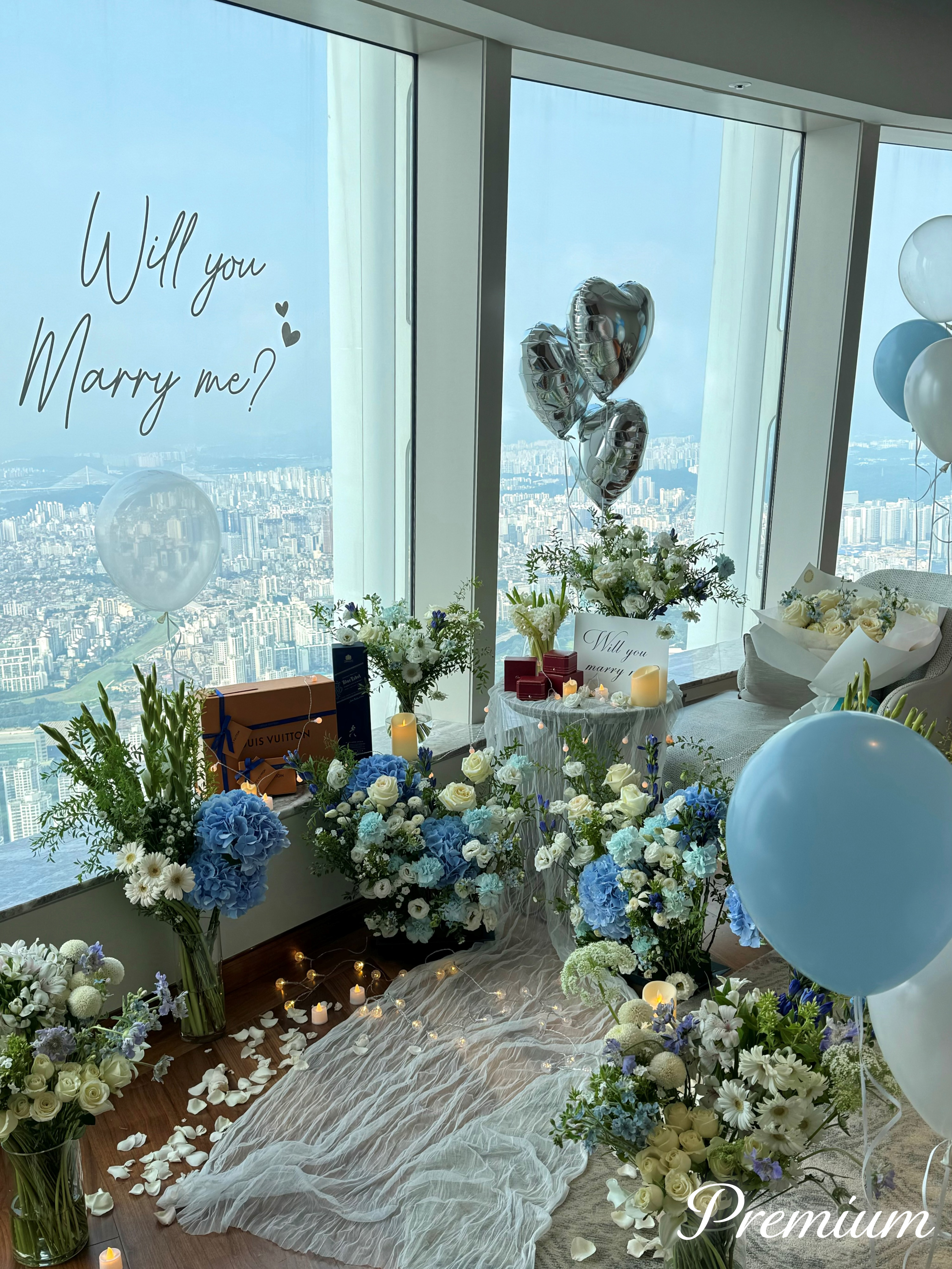 韓劇風浪漫求婚佈置