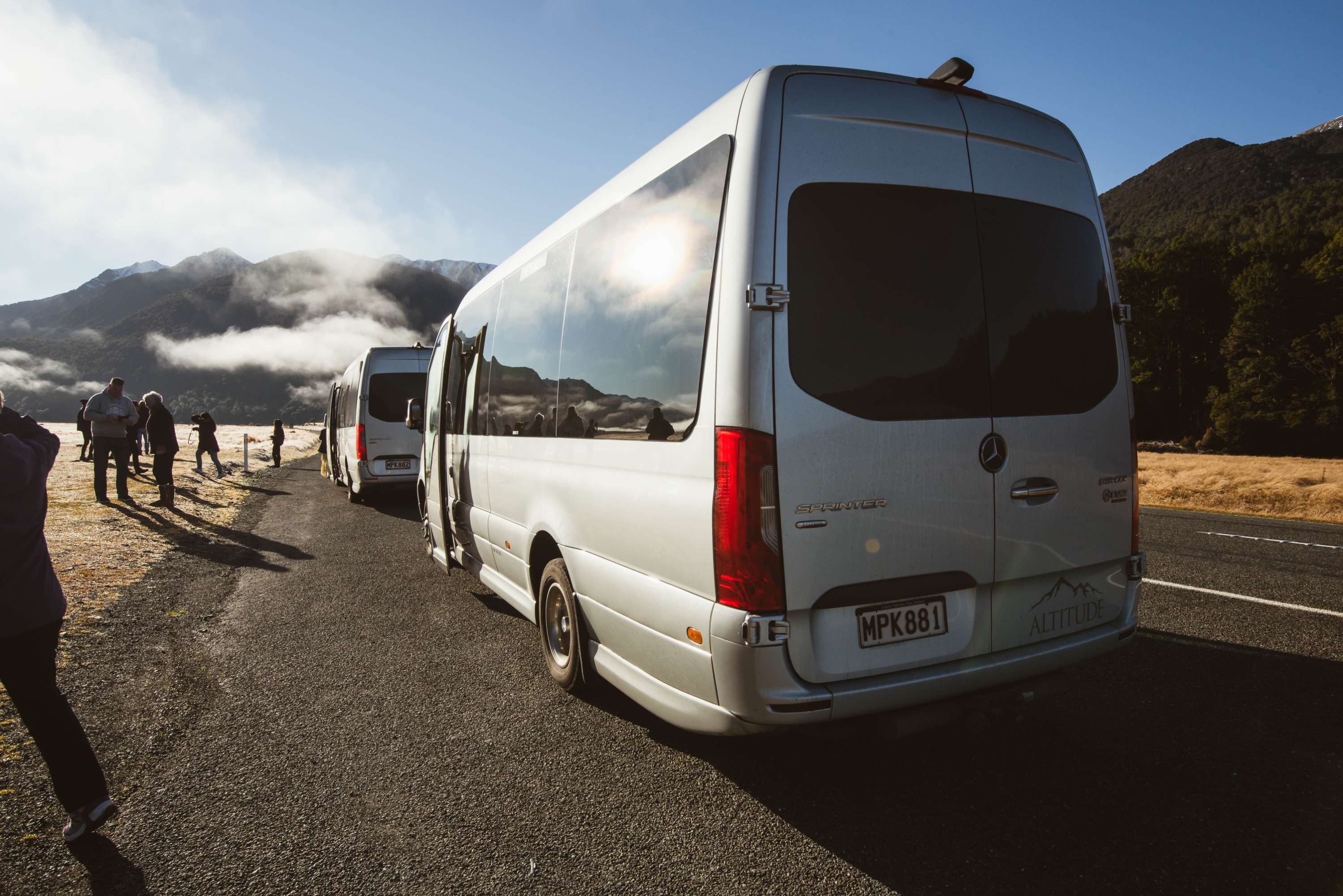 There are plenty of stops along the way from Queenstown to Milford Sound