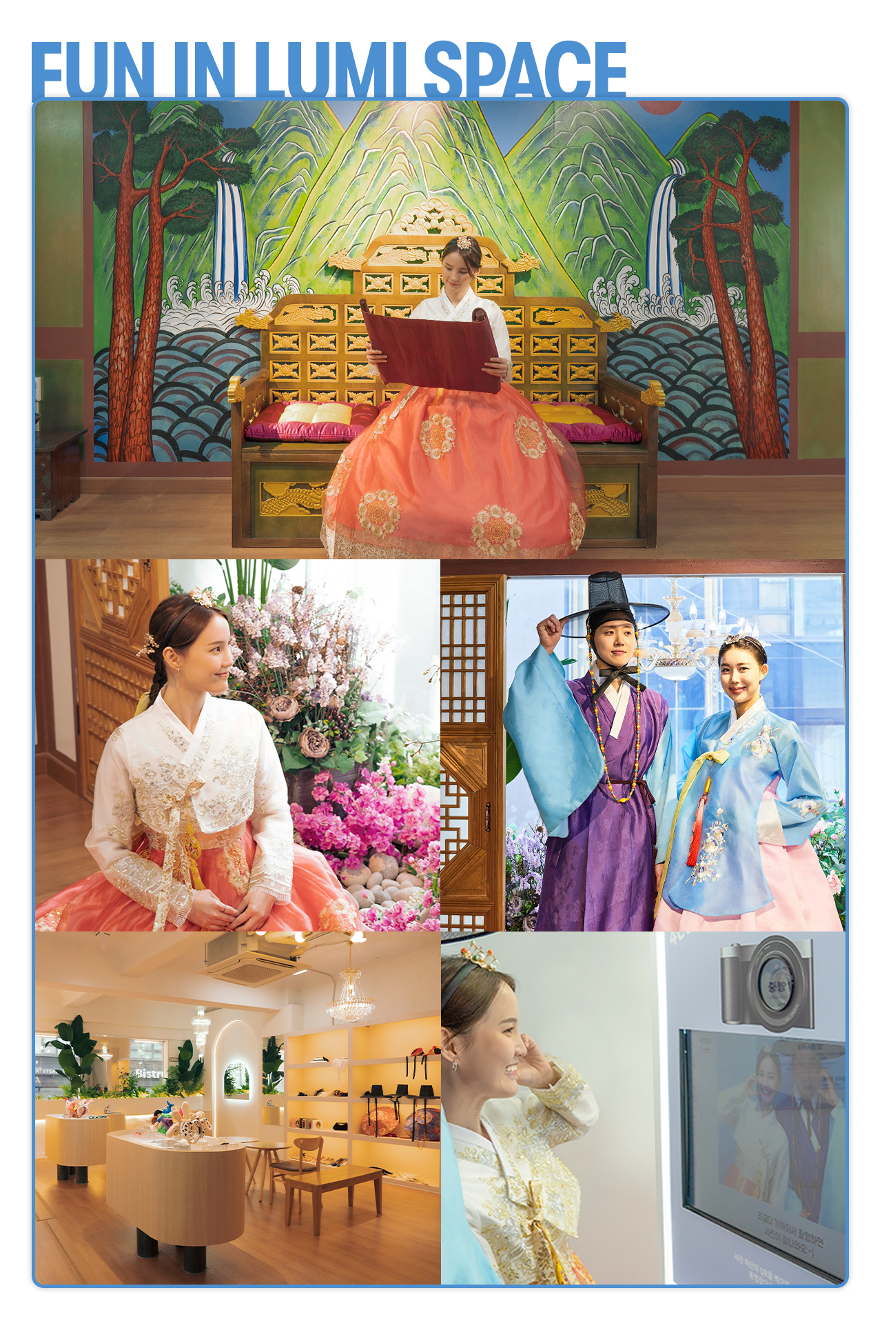 Traditional Hanbok Experience in Myeong-dong with In-House Studio