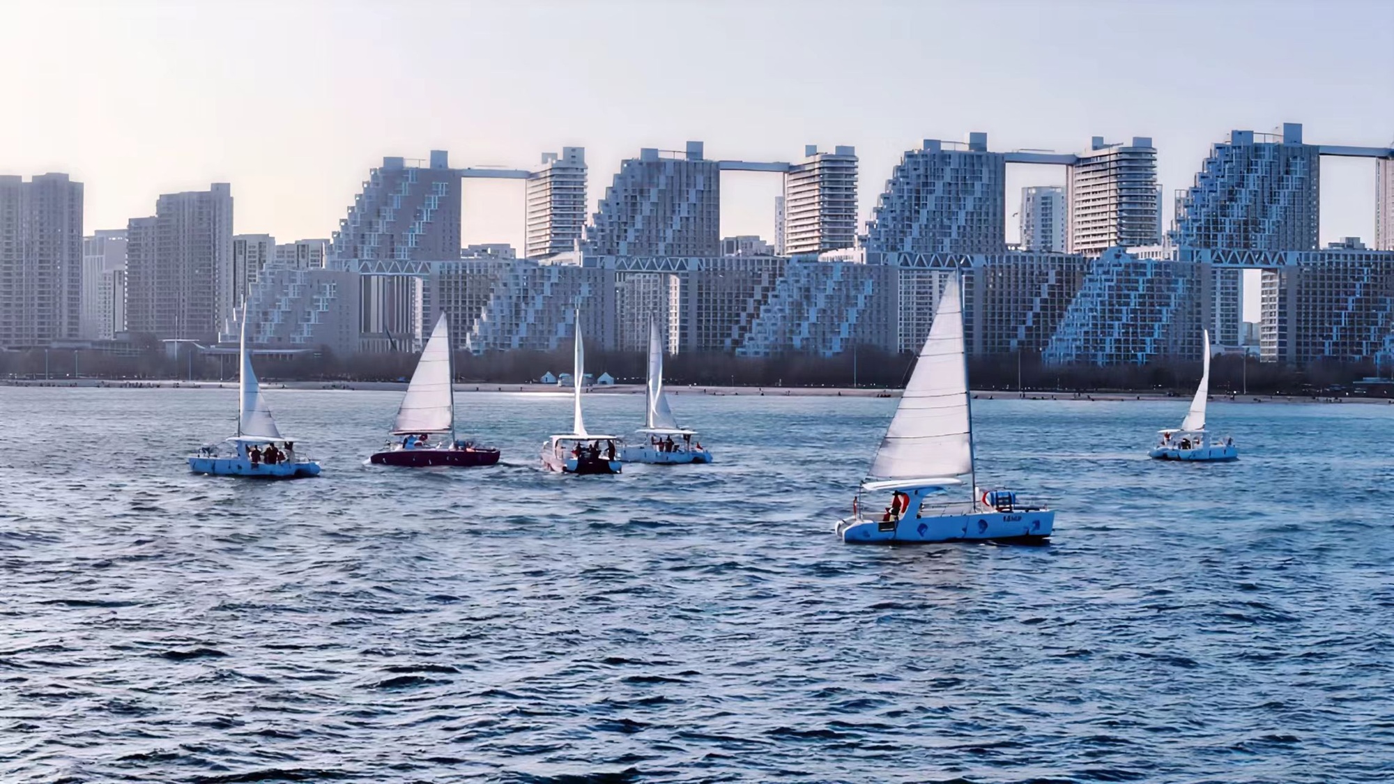 金夢海灣乘帆船！逐浪馭風賞碧海，定格濱海動感愜意時光