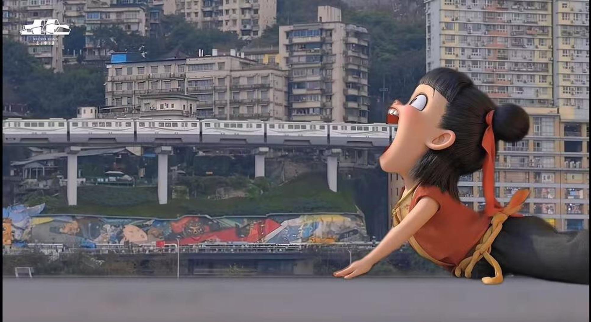 Don't rush, go and feel the road! Take the Chongqing Light Rail, enjoy the food, take a look at the river view, and experience the 8D magical romance