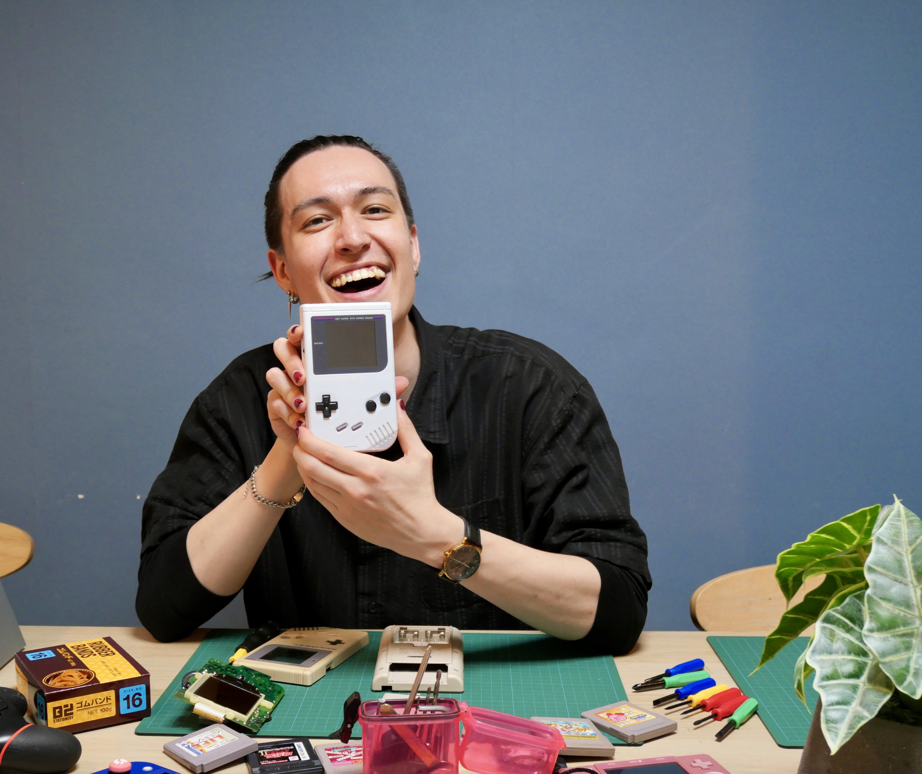 Game Boy Mod Workshop in Akihabara, Tokyo