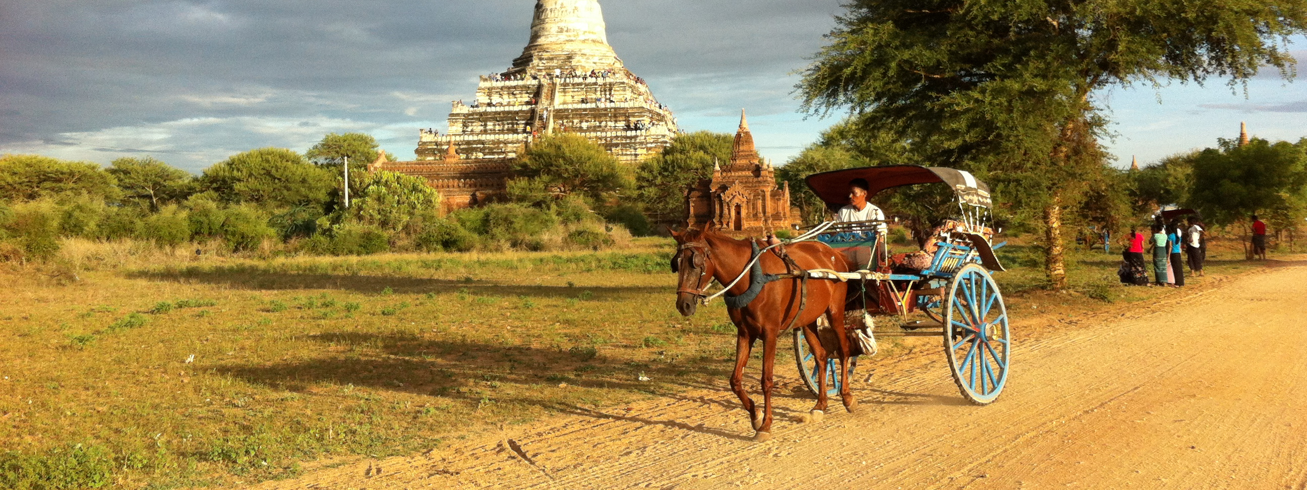 Sunset Bagan by Horse Cart