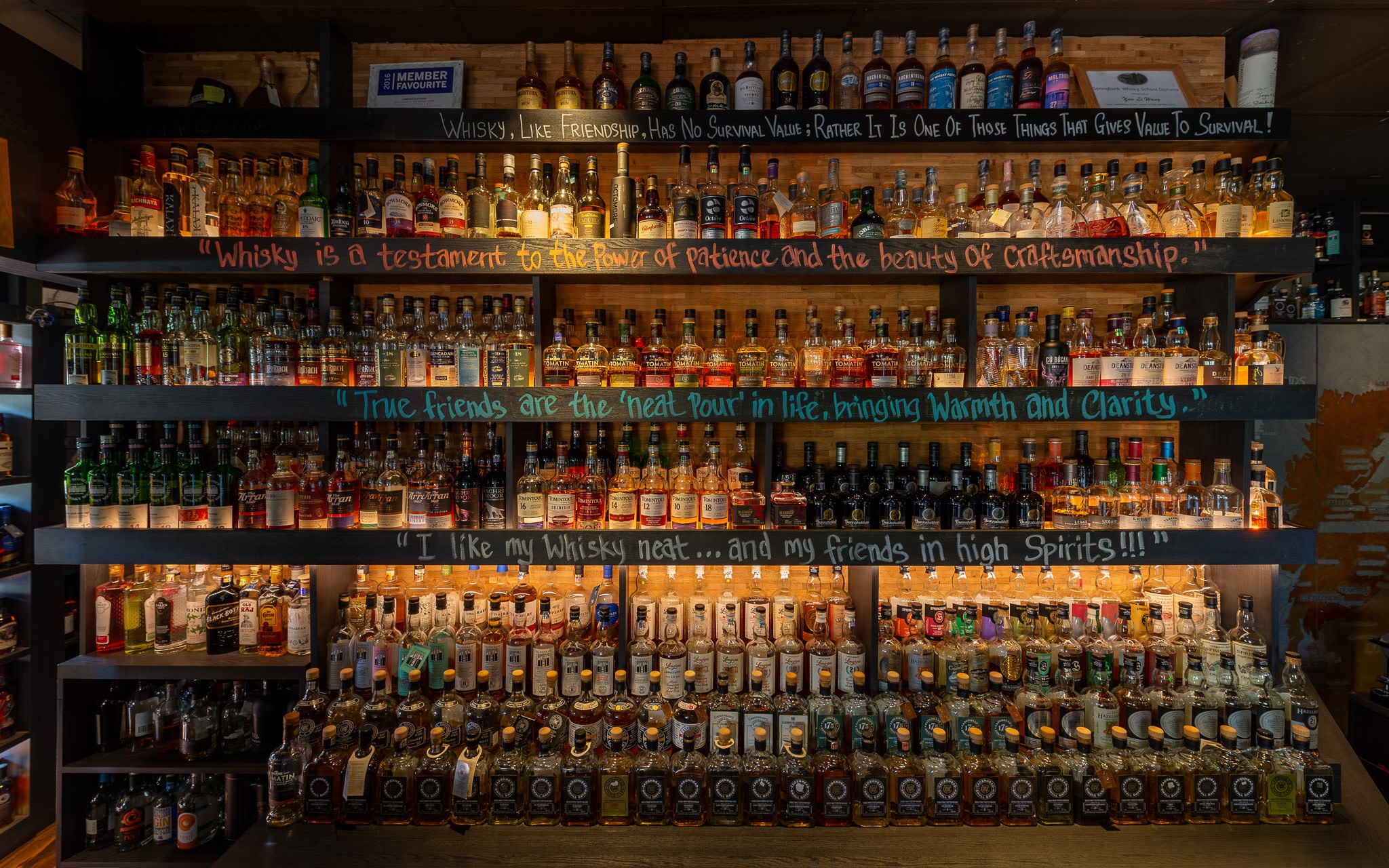 Quaich Bar Collector Whisky Tasting Sessions