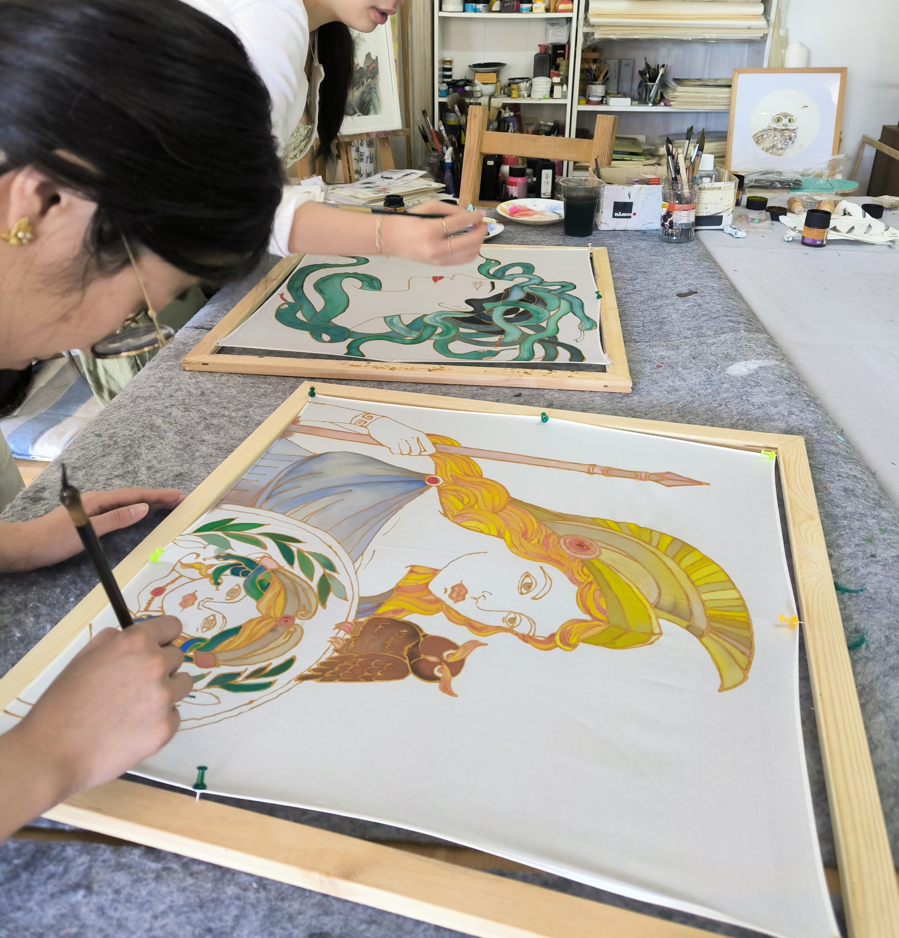 Create your own Greek Silk Scarf Souvenirs