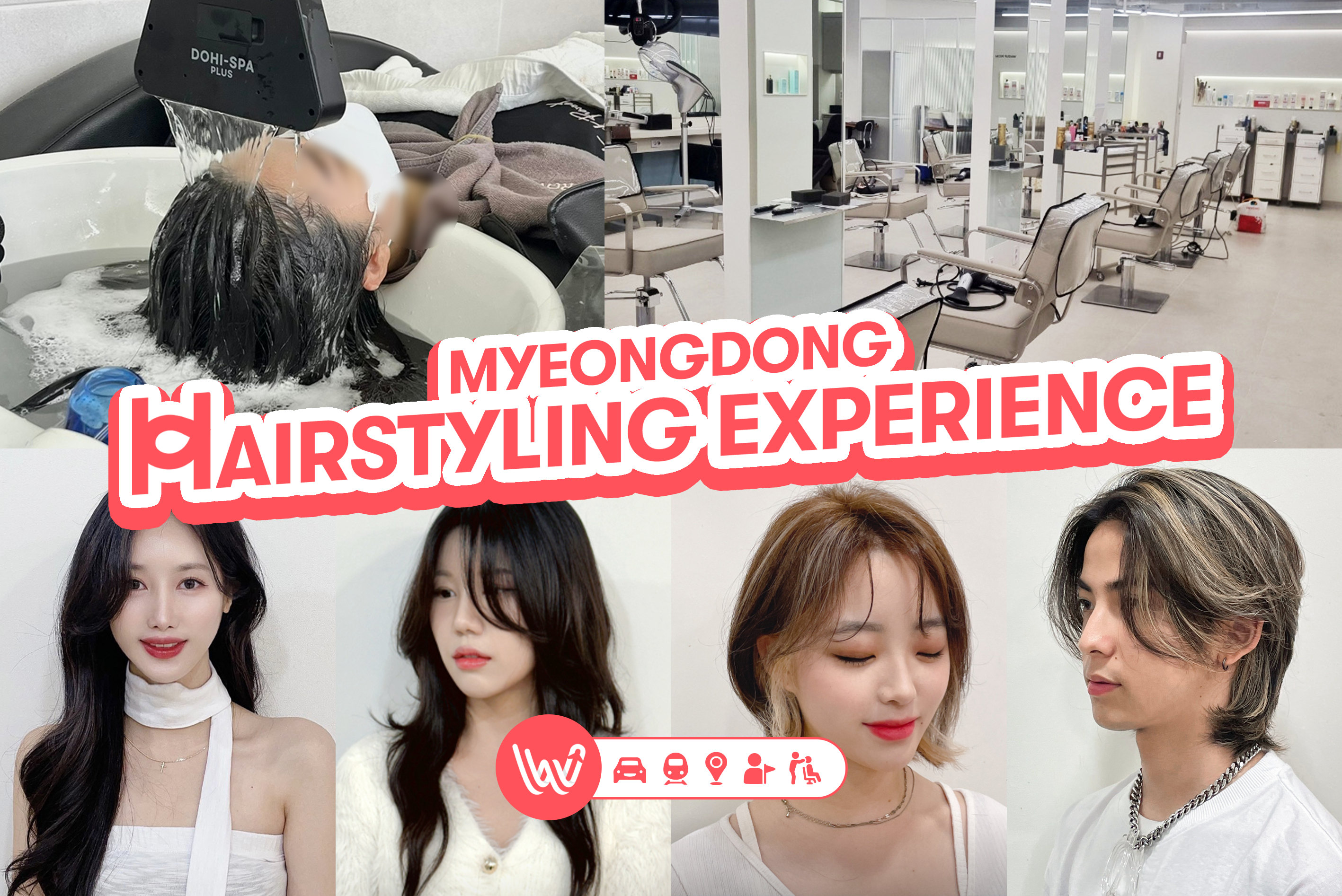 Myeong-dong Hairstyling Experience at Herique (Franck Provost)