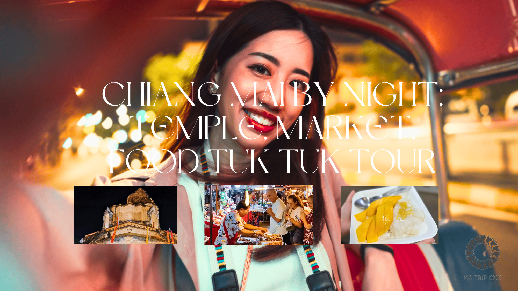 Chang Phuak Gate Night Market Private Street Food & Sightseeing Tour