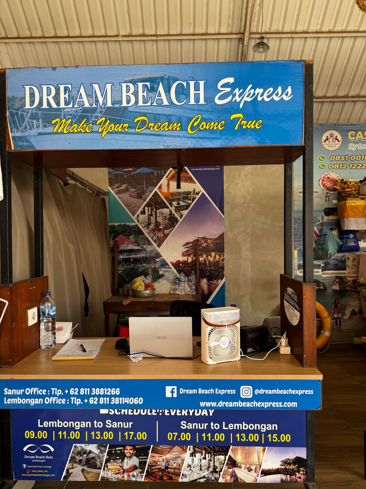 dream beach express fast boat