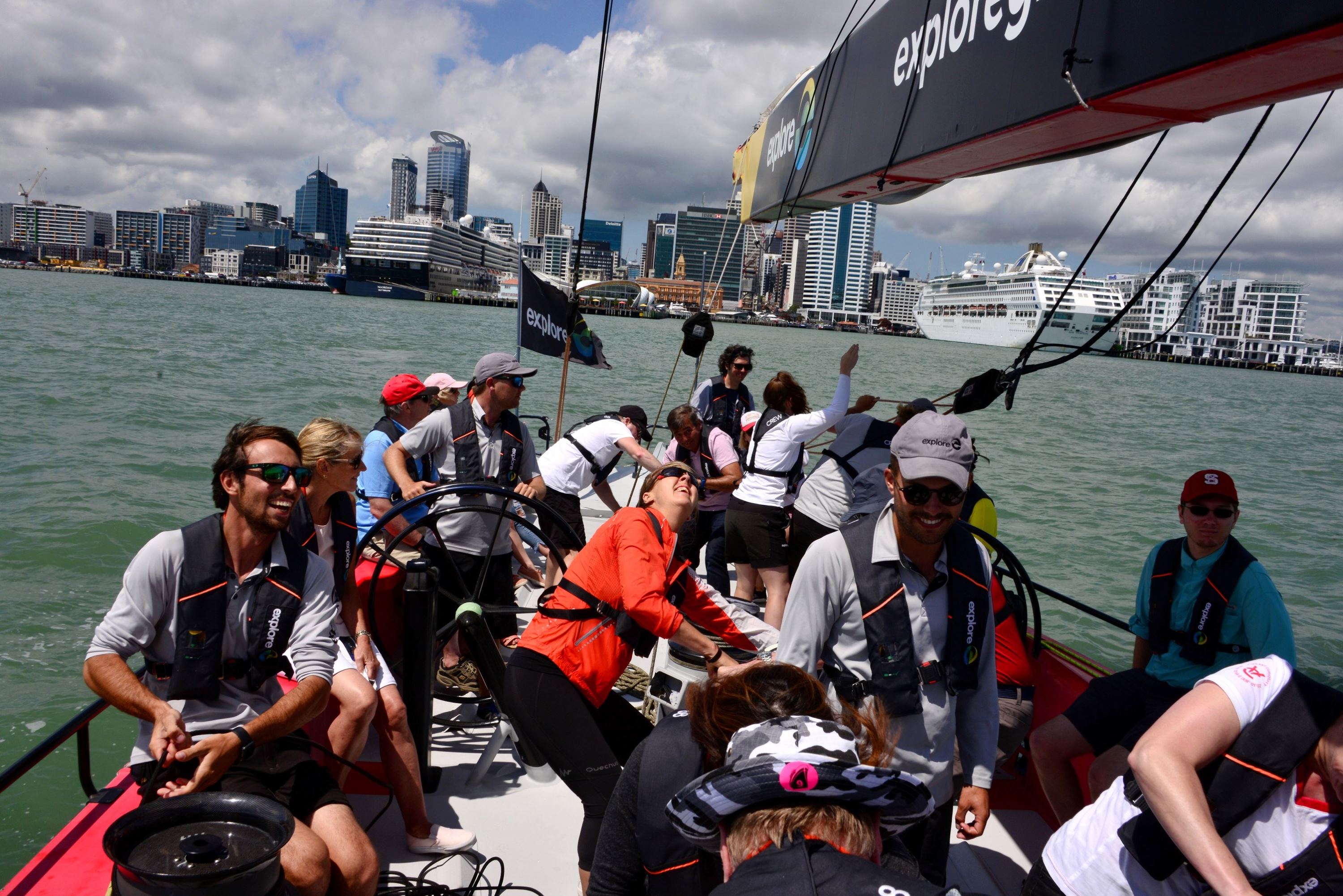 Опыт парусного спорта America's Cup Окленд 