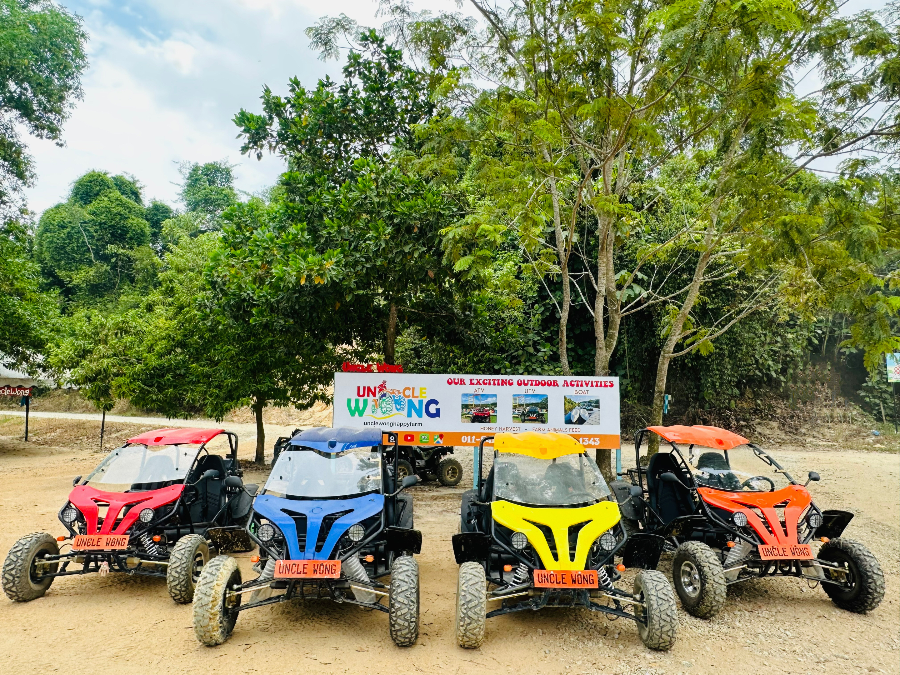 Uncle Wong Happy Farm ATV/UTV Riding Experience in Port Dickson