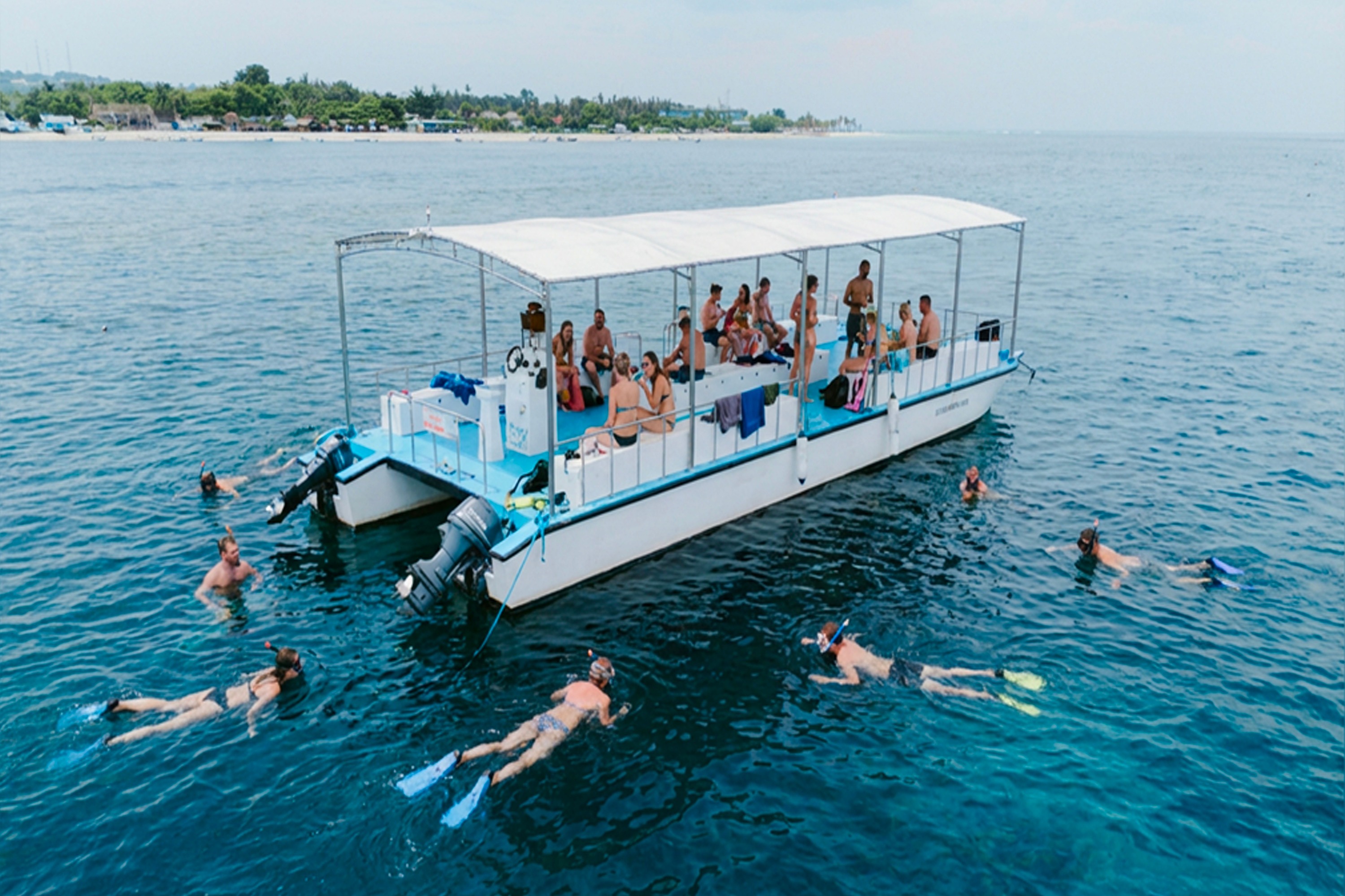 Bali to Nusa Lembongan Castaway Escape Beach Club & Activities