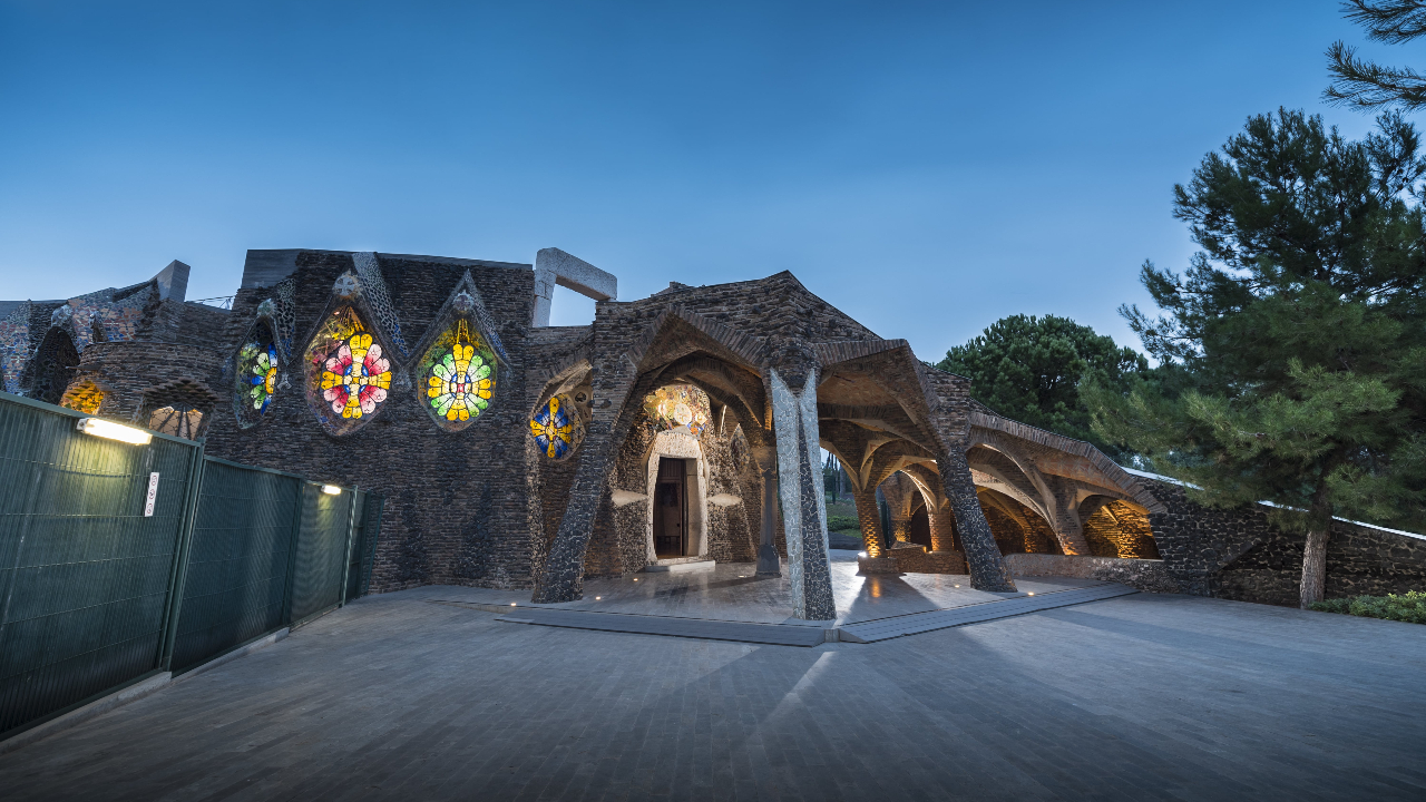 Gaudi's Crypt and Colonia Guell entrance ticket in Spain