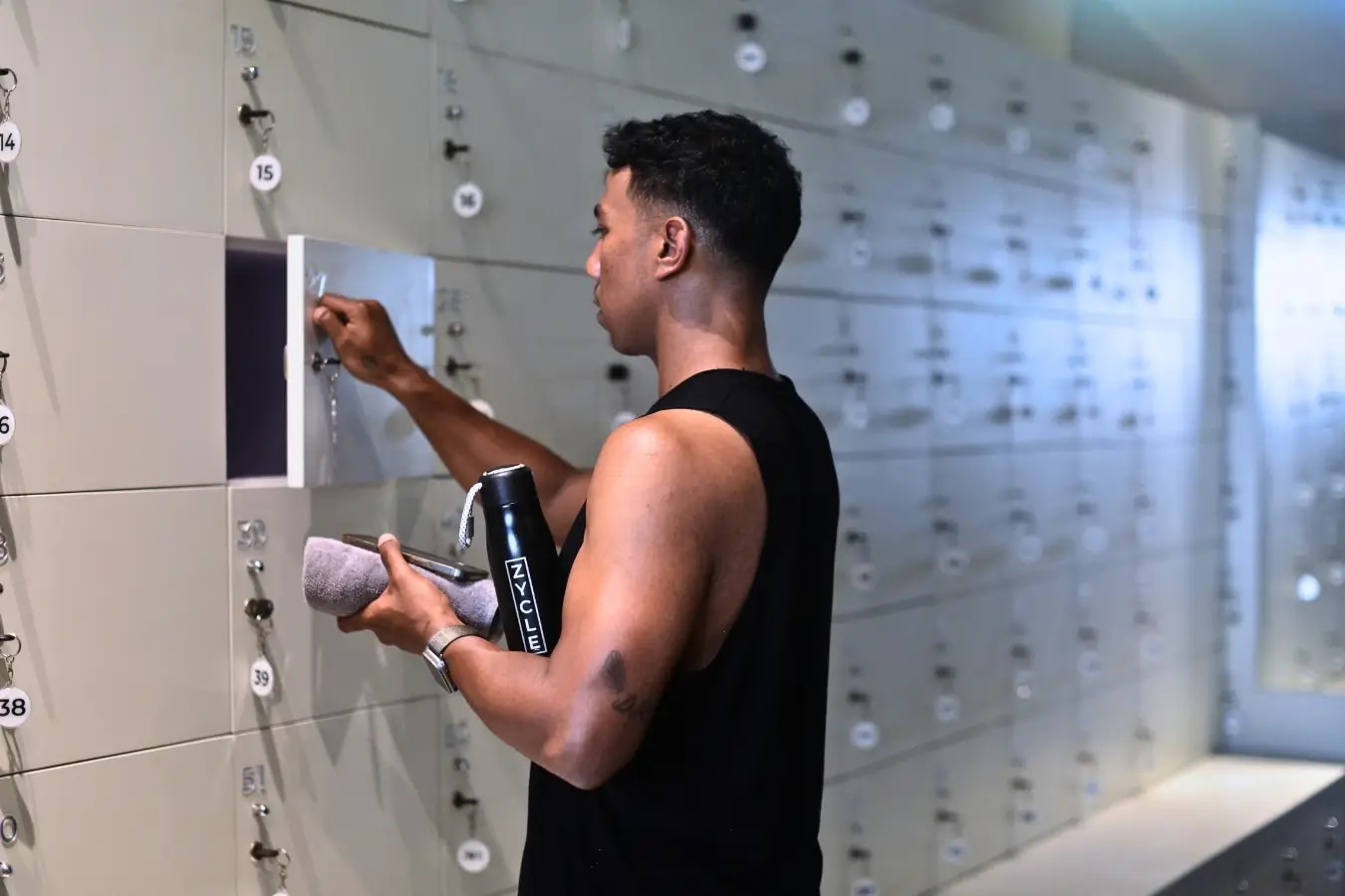 zinfit gym canggu bali locker facility