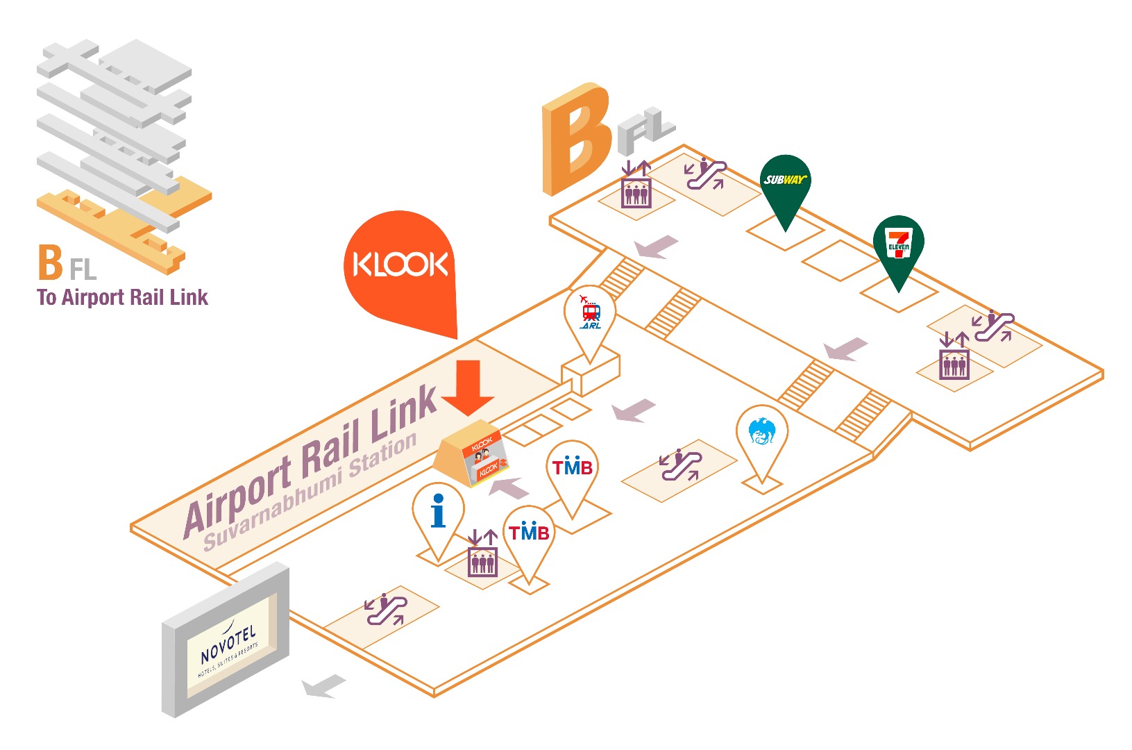 Klook counter (BKK airport)