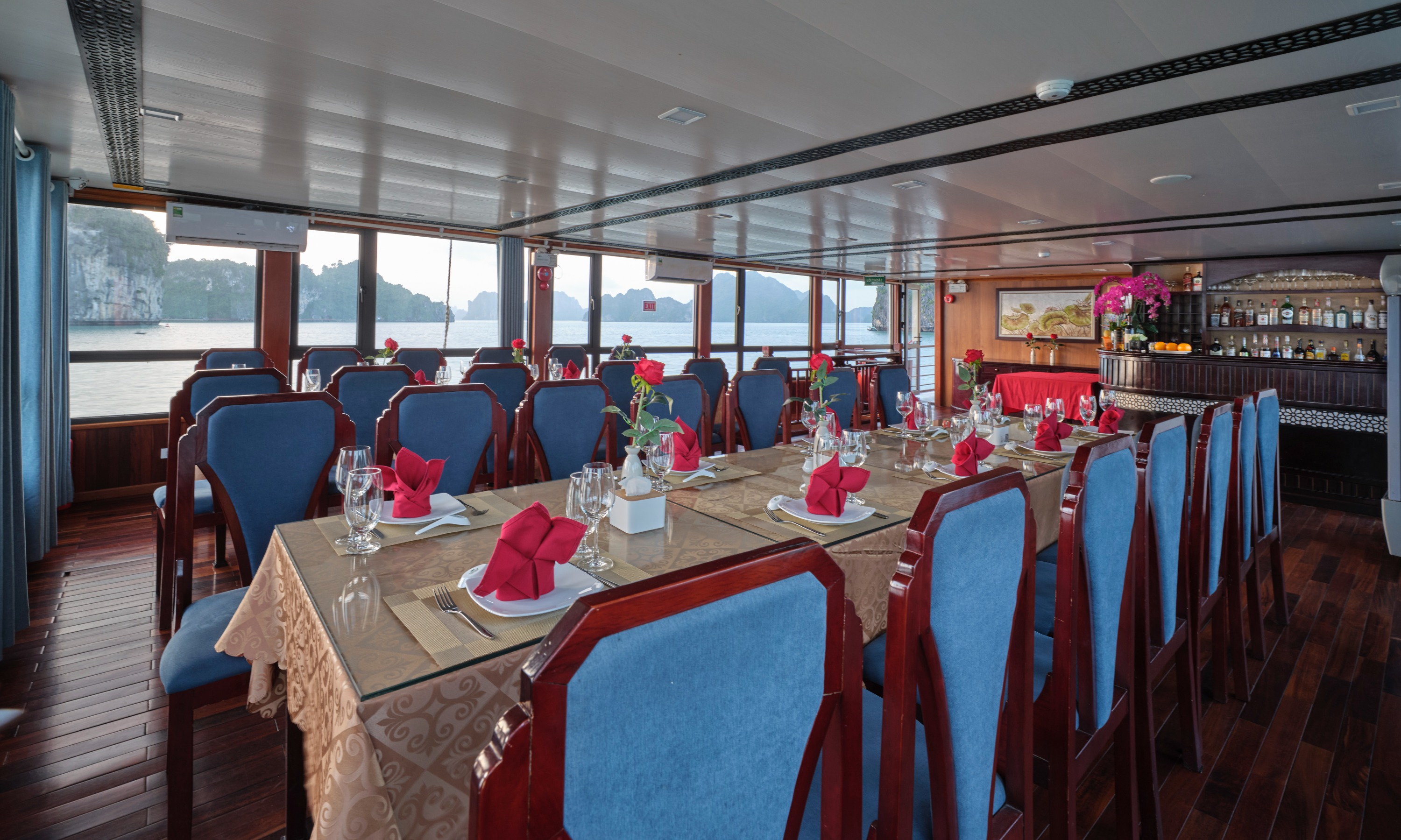 【新路線2】下龍灣2天1夜遊輪之旅（Lavender Elegance Cruise提供）