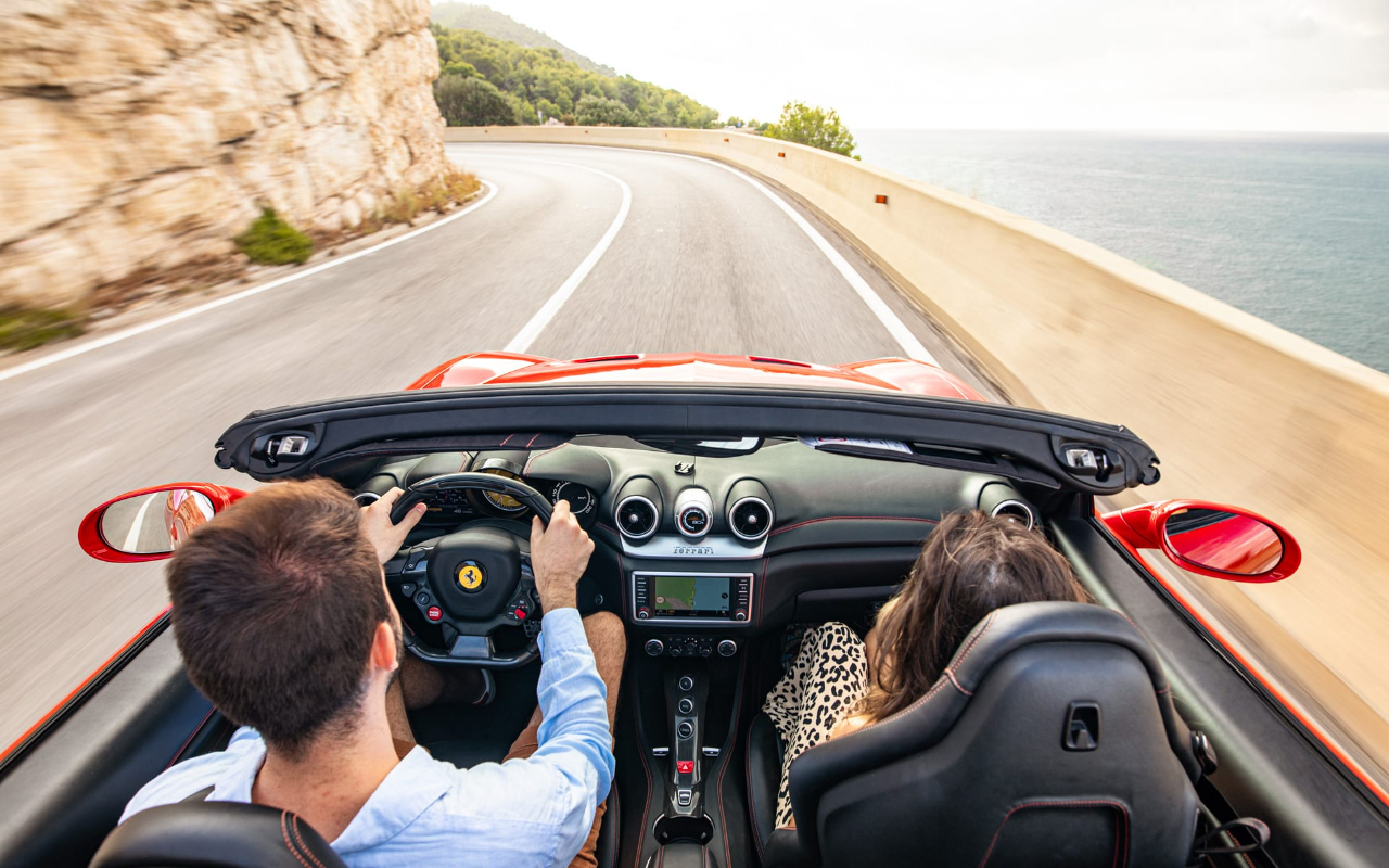 Supercar driving experience to Sitges