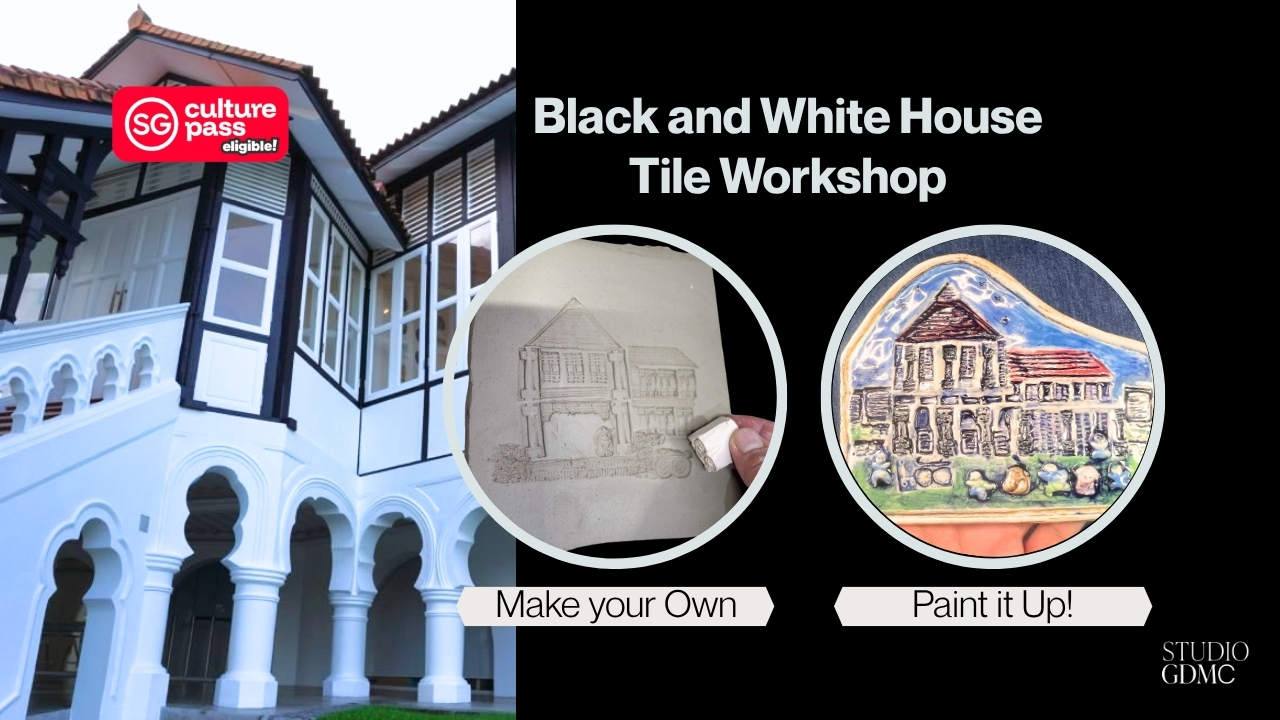 Black and White House Tile Pottery Workshop 