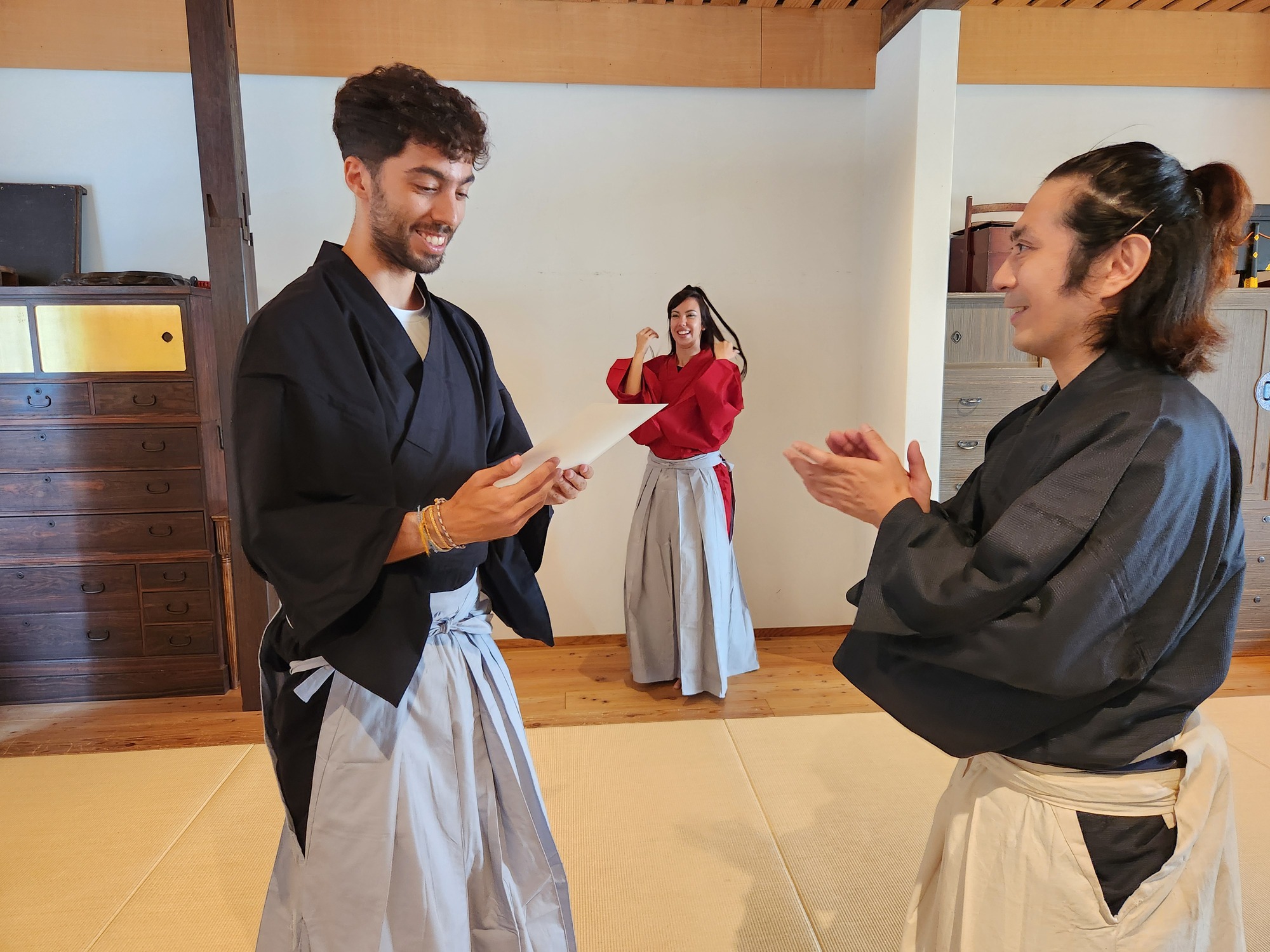 東京淺草：武士學校，化身武士